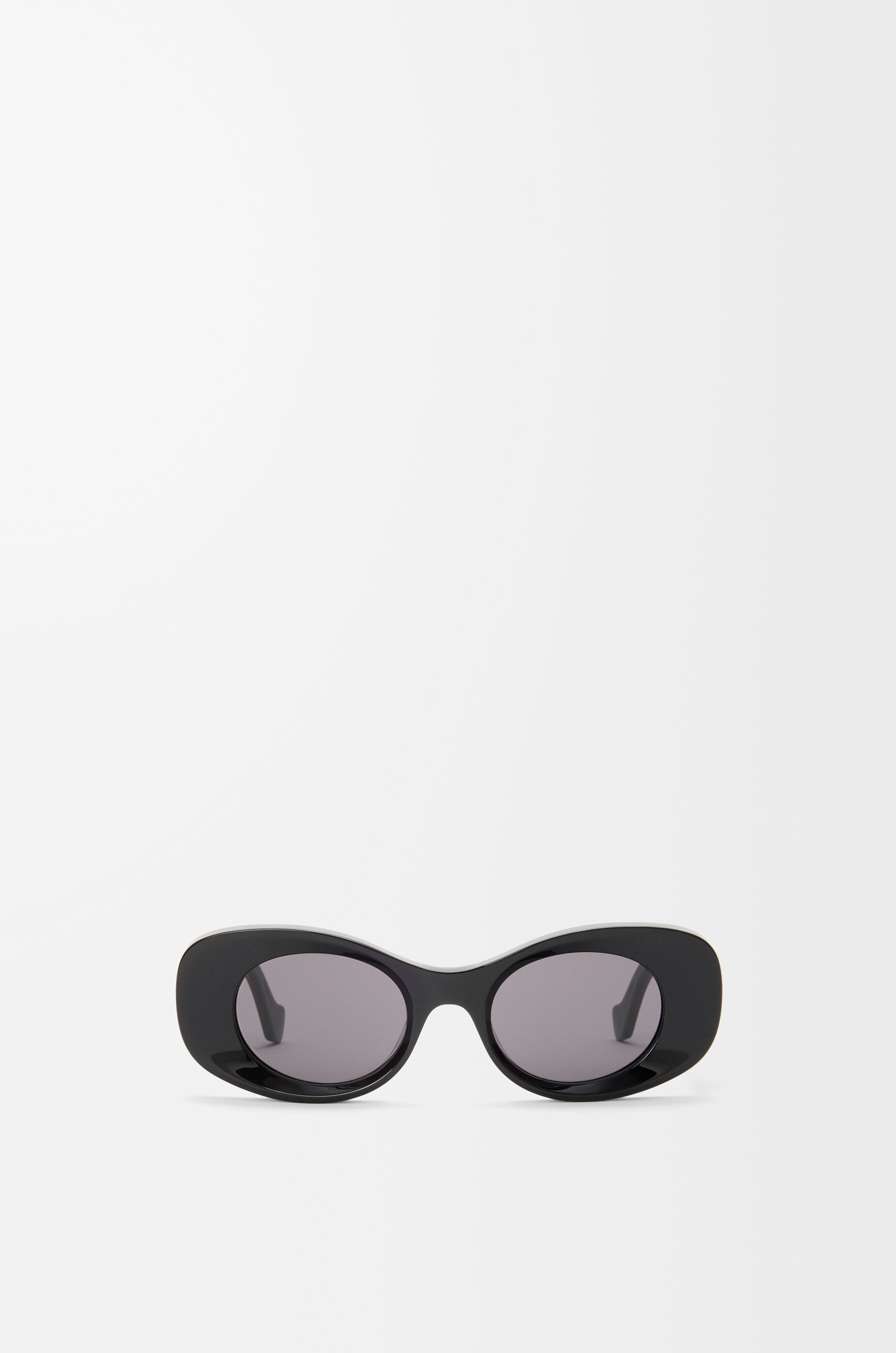 LOEWE Beveled Oval Maxi Anagram sunglasses Black