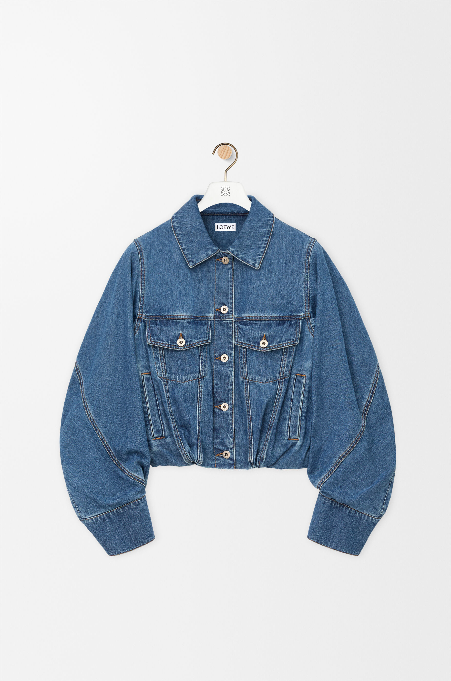LOEWE Jacket in denim Light Blue