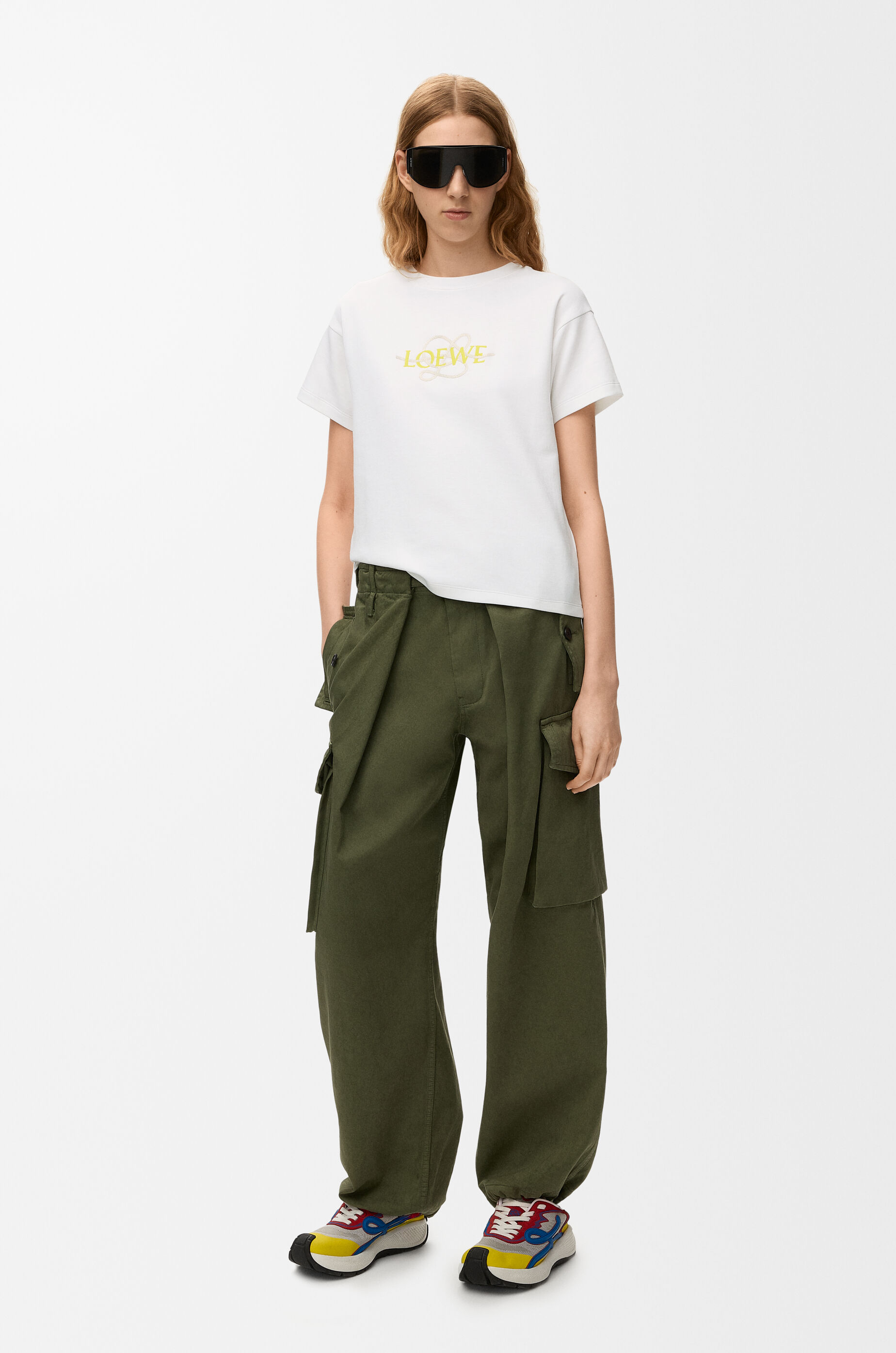 LOEWE Regular fit T-shirt in cotton blend White