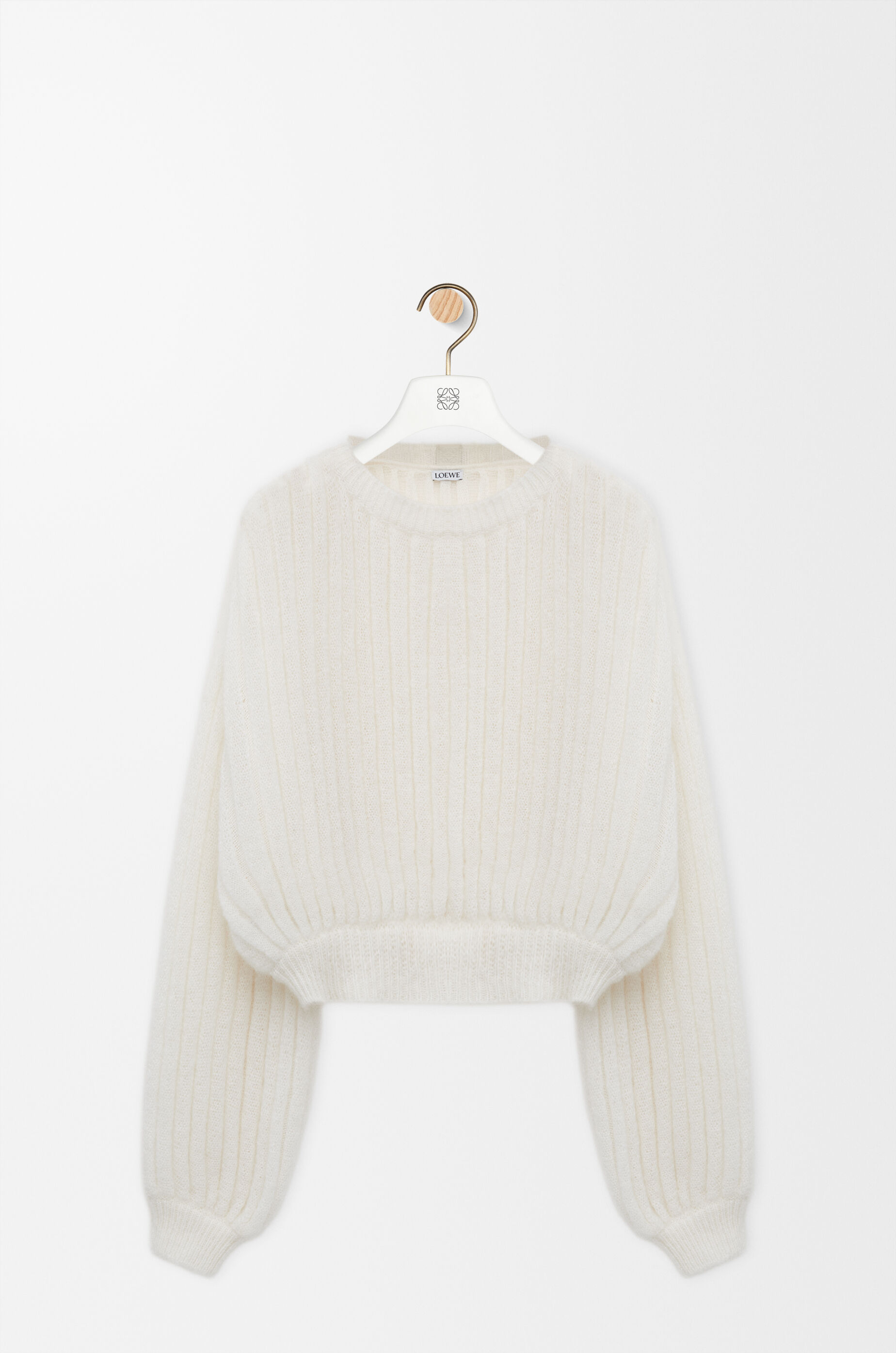 LOEWE Sweater in mohair blend White