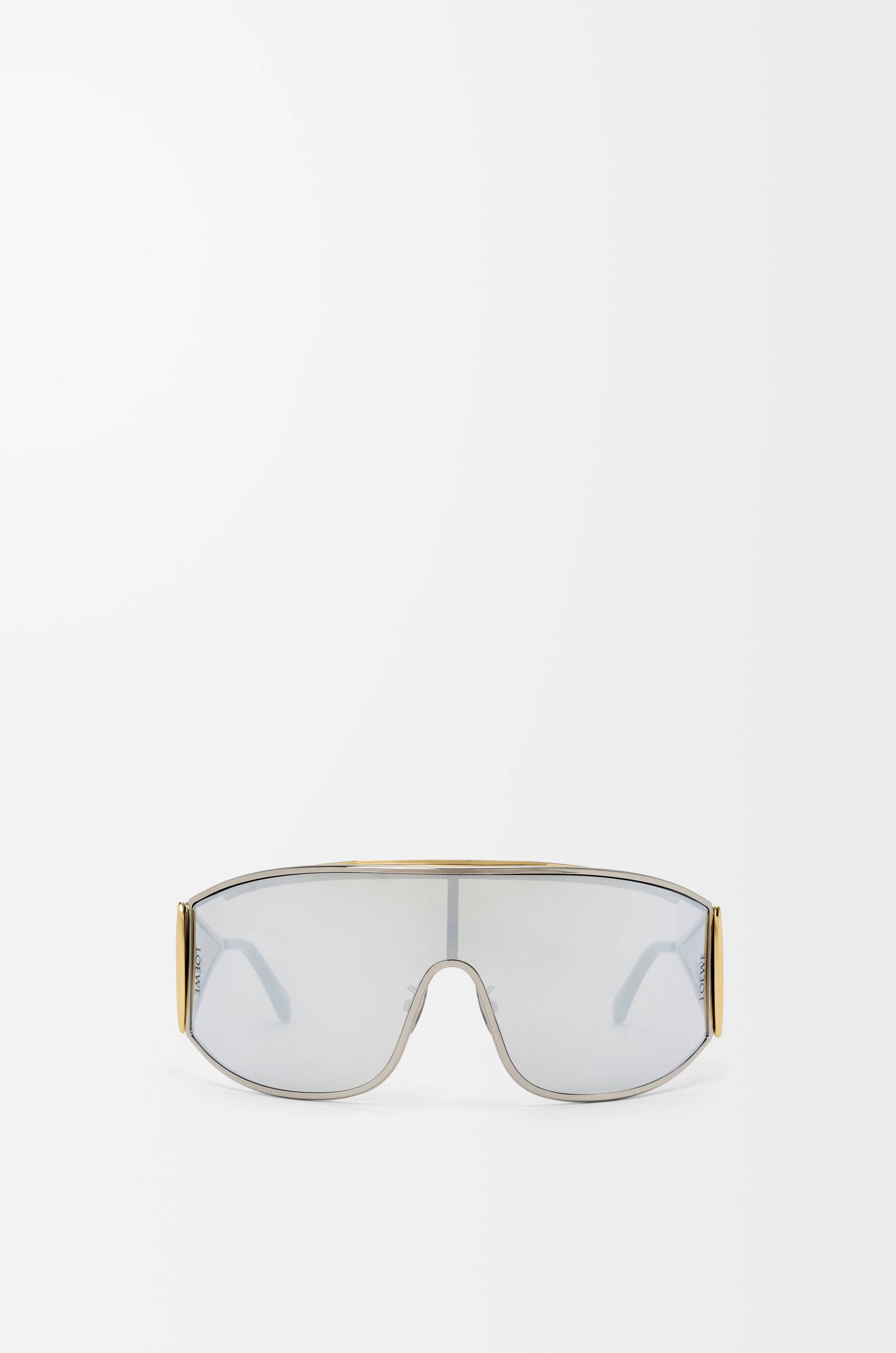 LOEWE Speed Shield sunglasses  Silver/Gold