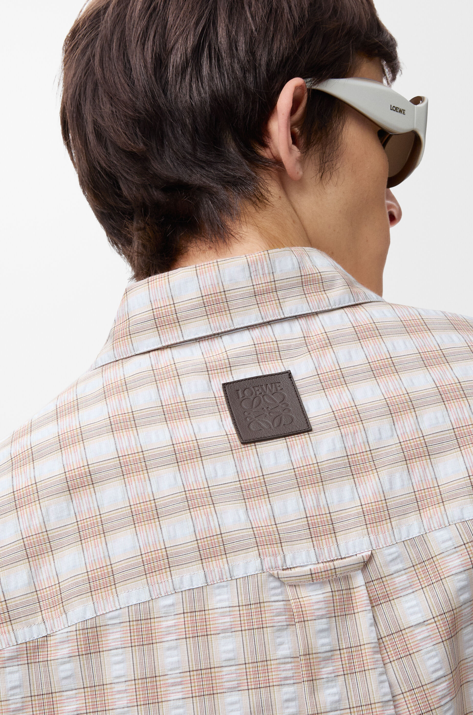 LOEWE Short sleeve shirt in cotton Multicolor