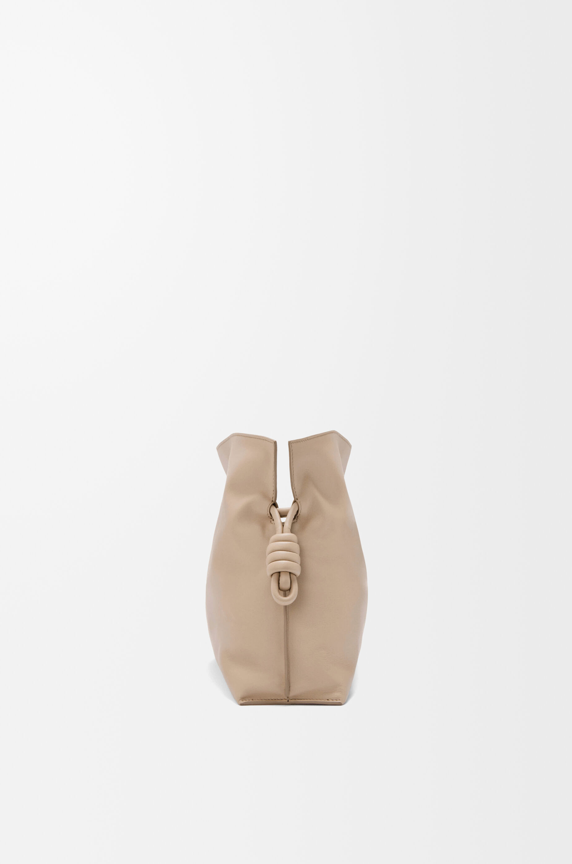 LOEWE Large Flamenco clutch in nappa calfskin Sand