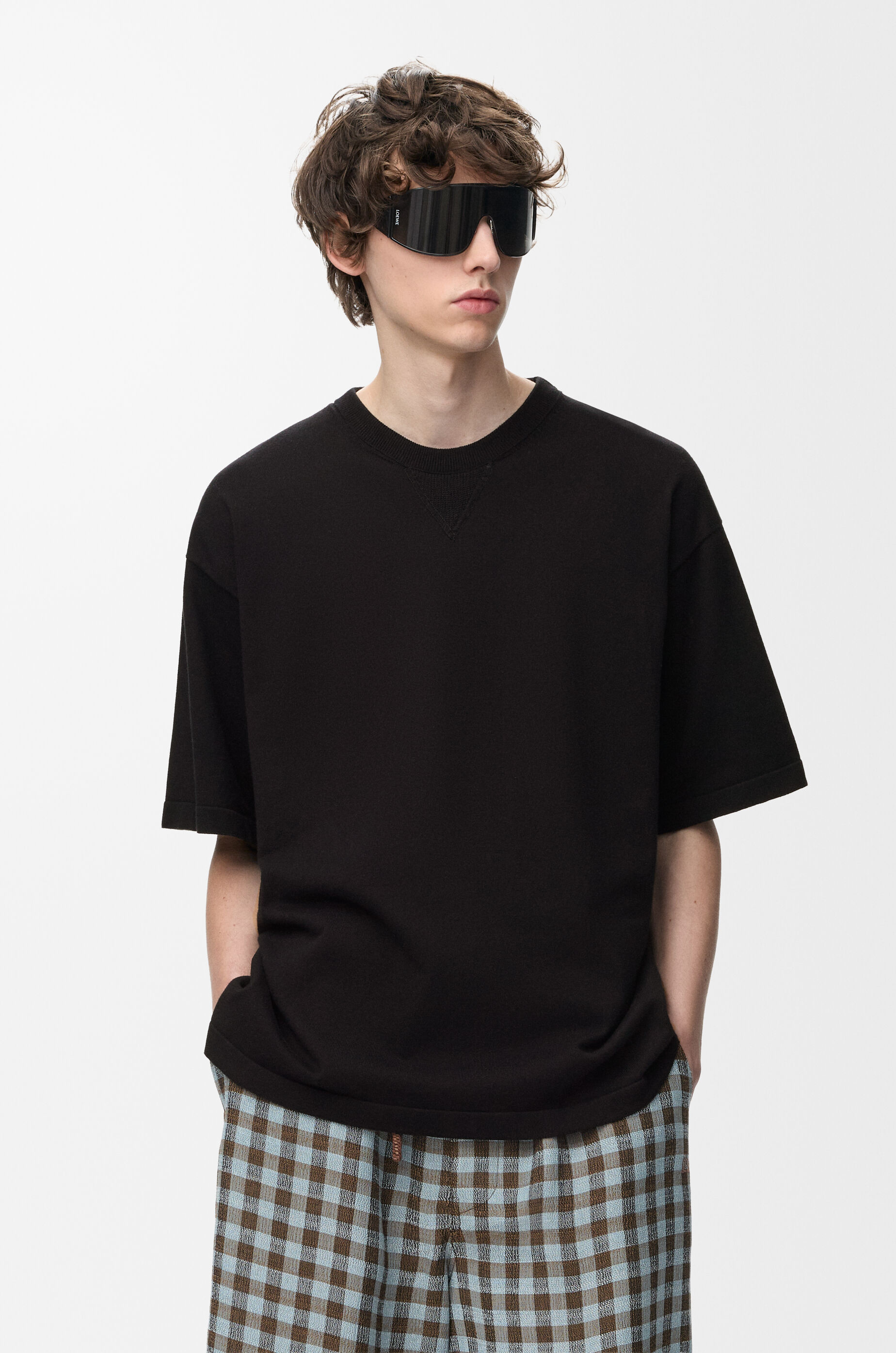 LOEWE Top in cotton Black