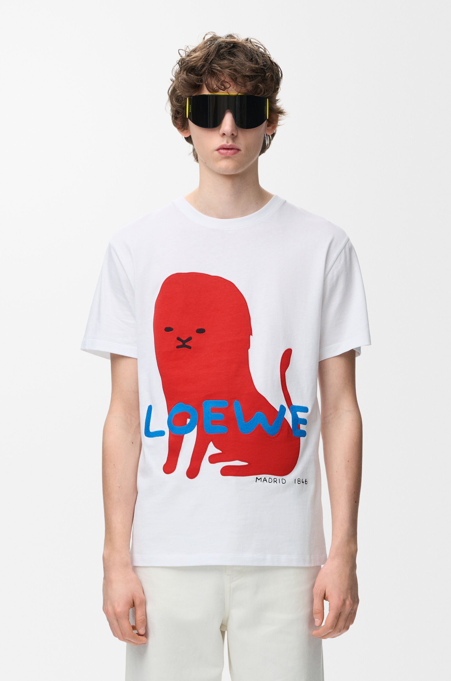 LOEWE Regular fit t-shirt in cotton White