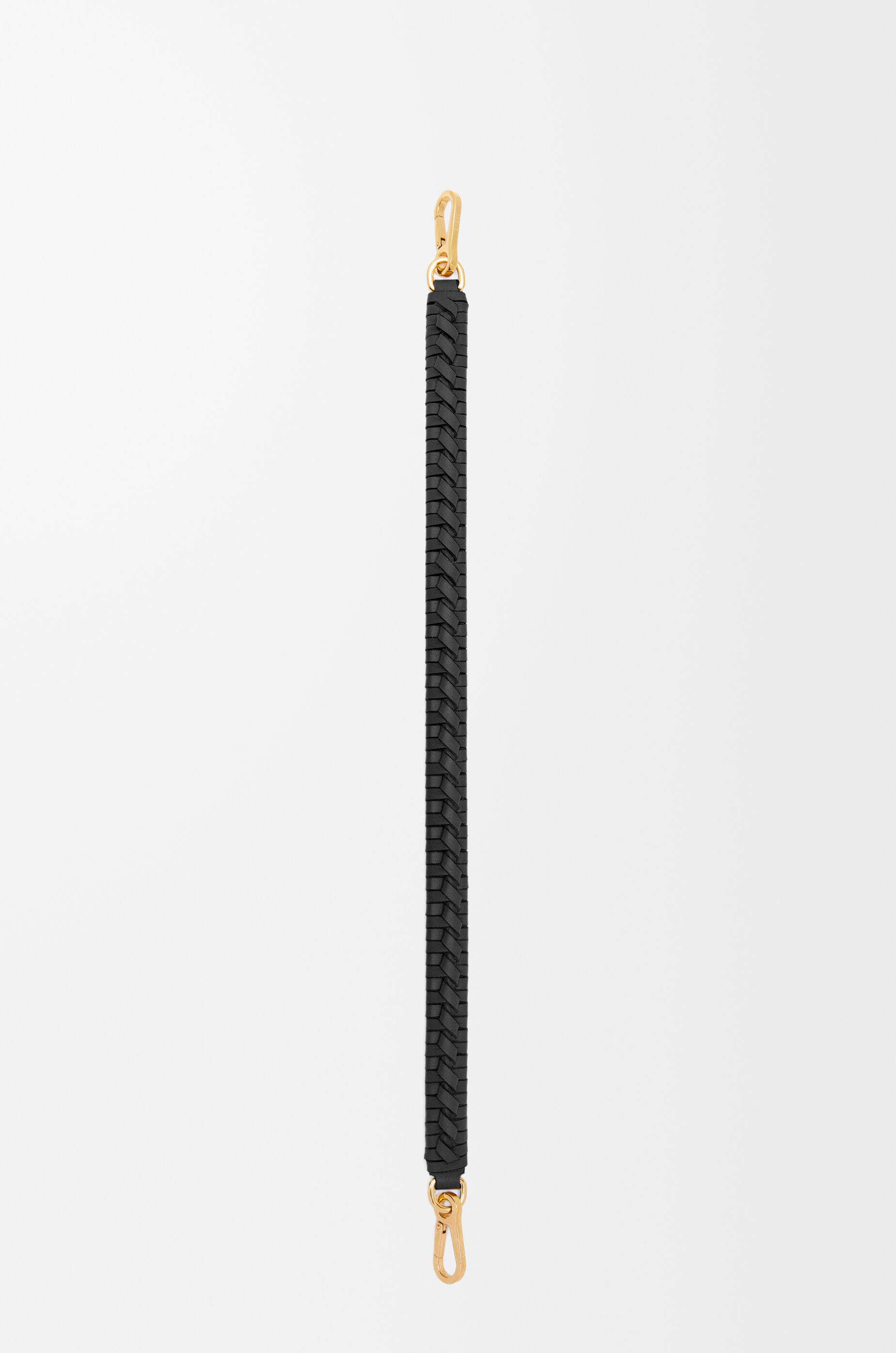 LOEWE Woven spiral strap in classic calfskin Black