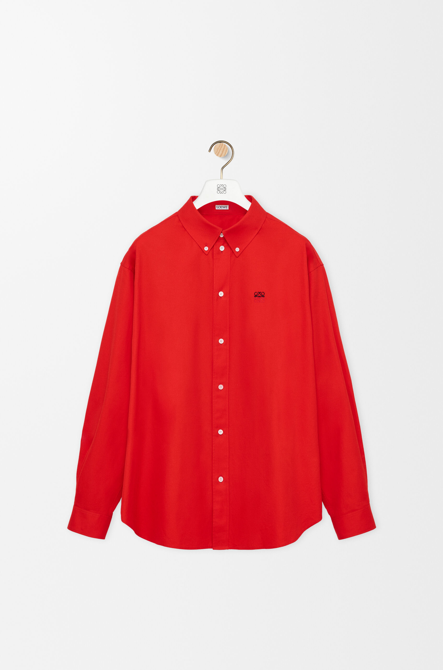 LOEWE Shirt in cotton Red