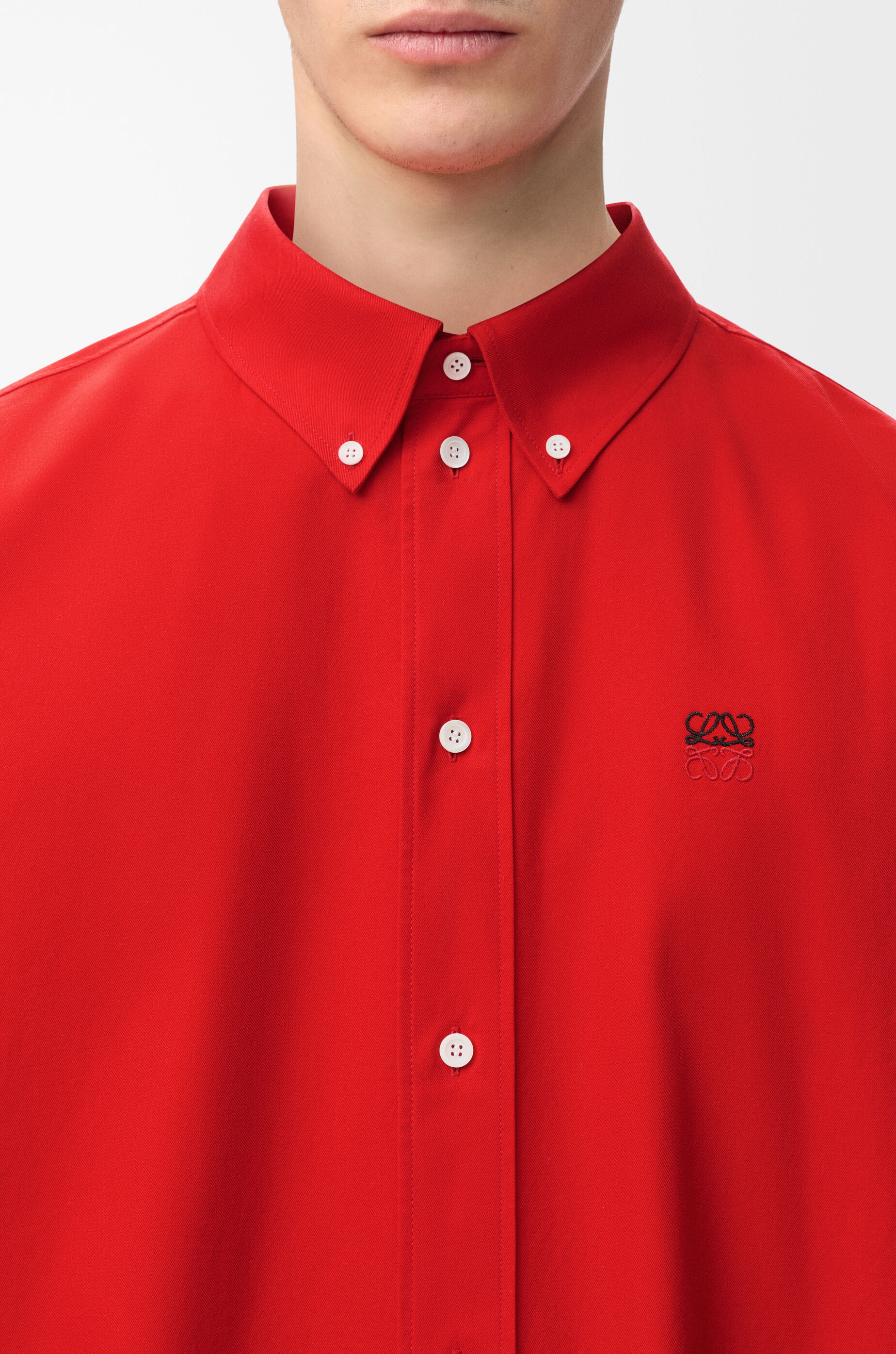 LOEWE Shirt in cotton Red