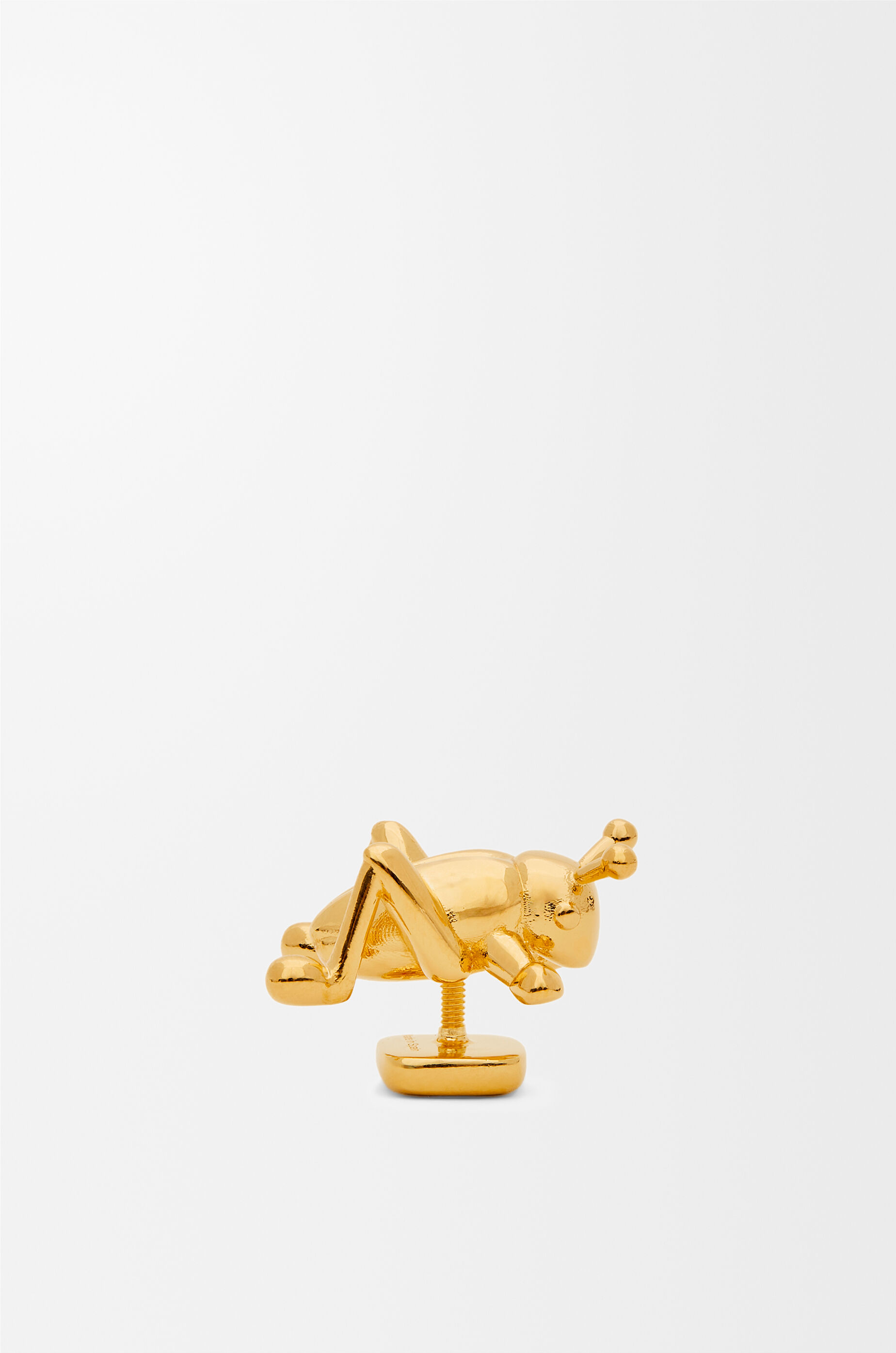 LOEWE Grasshopper pin in brass Gold