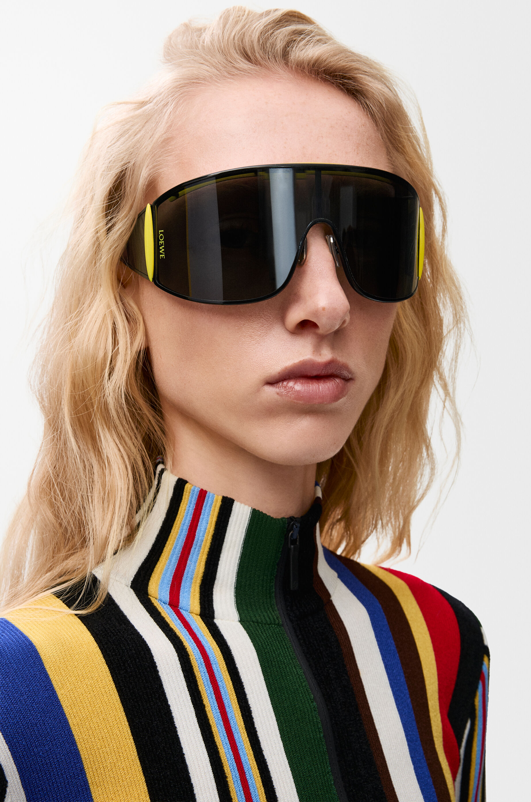LOEWE Speed Shield sunglasses  Black/Yellow