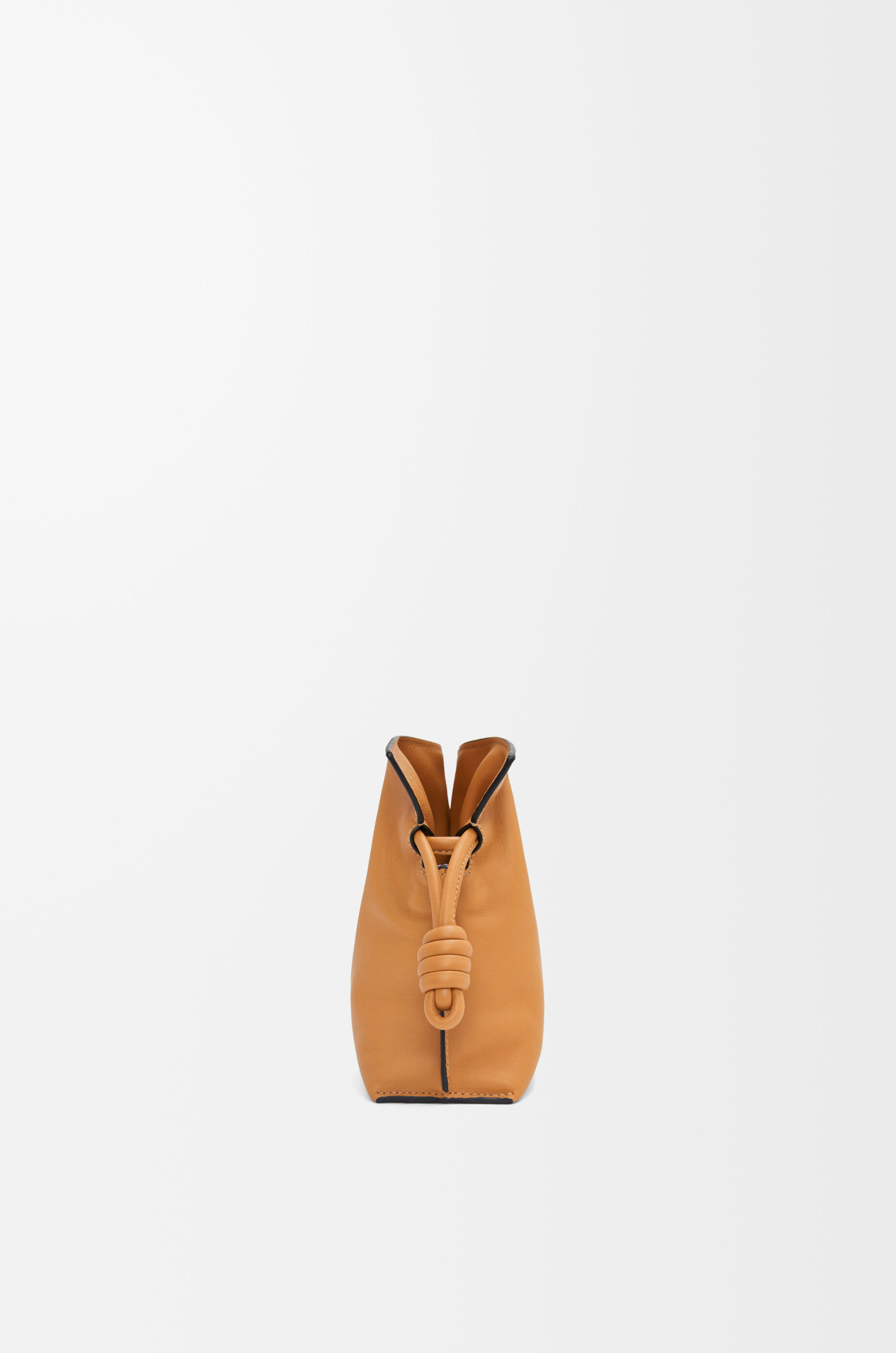 LOEWE Mini Flamenco clutch in nappa calfskin Warm Desert