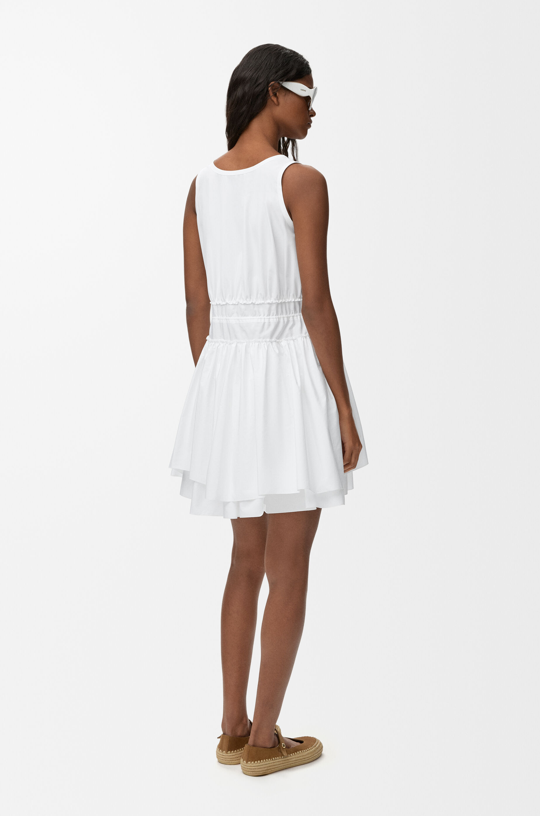 LOEWE Dress in cotton White