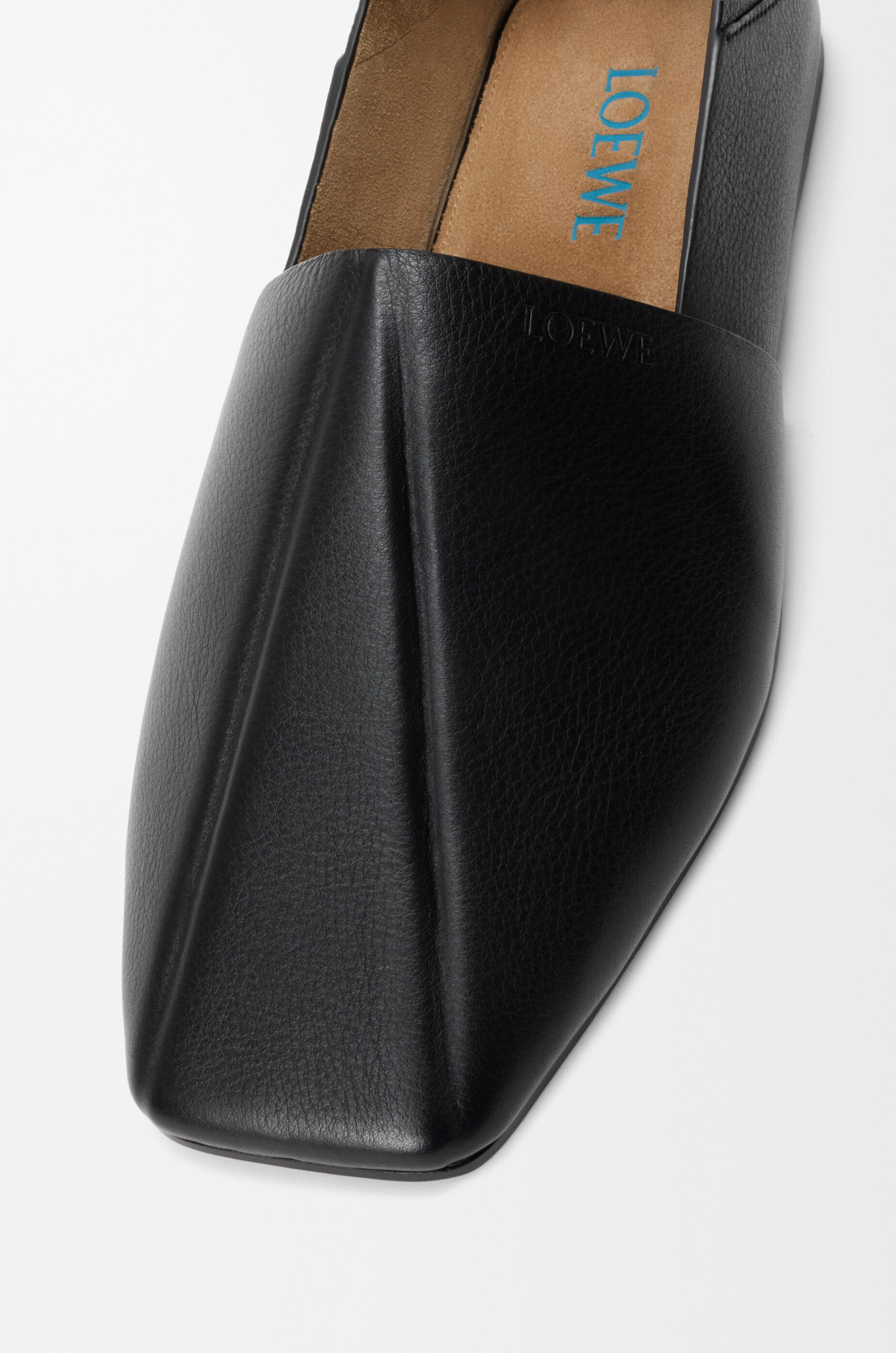 LOEWE Origami slide in soft calfskin Black