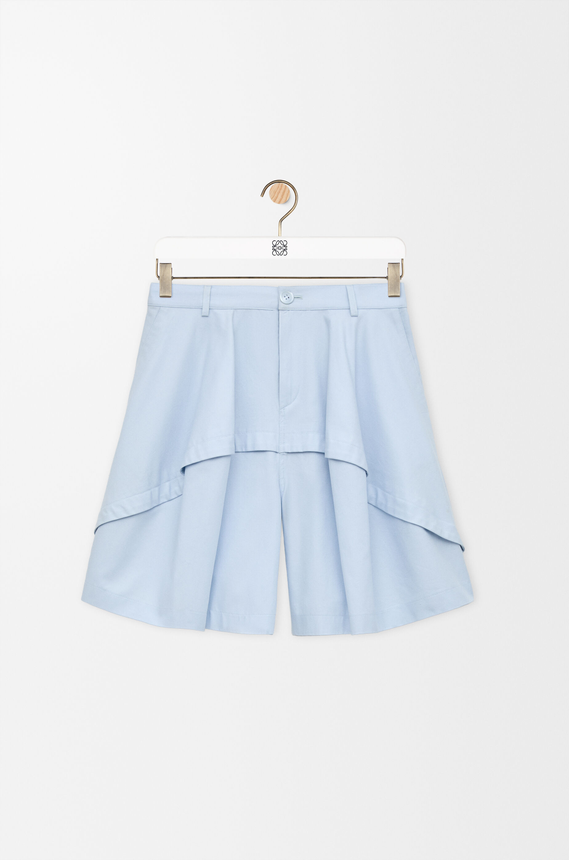 LOEWE Shorts in cotton Light Blue