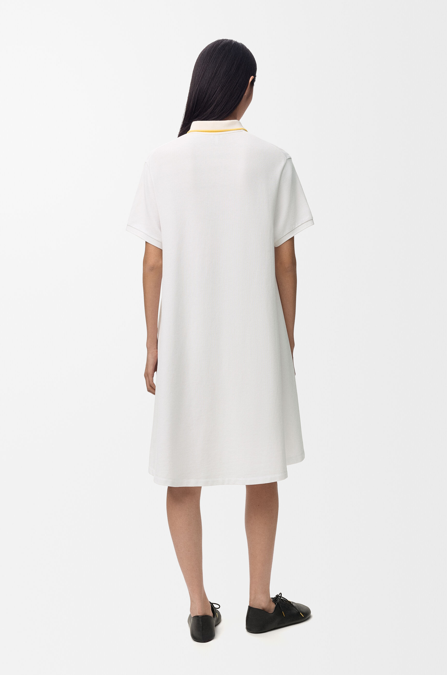 LOEWE Polo dress in cotton White
