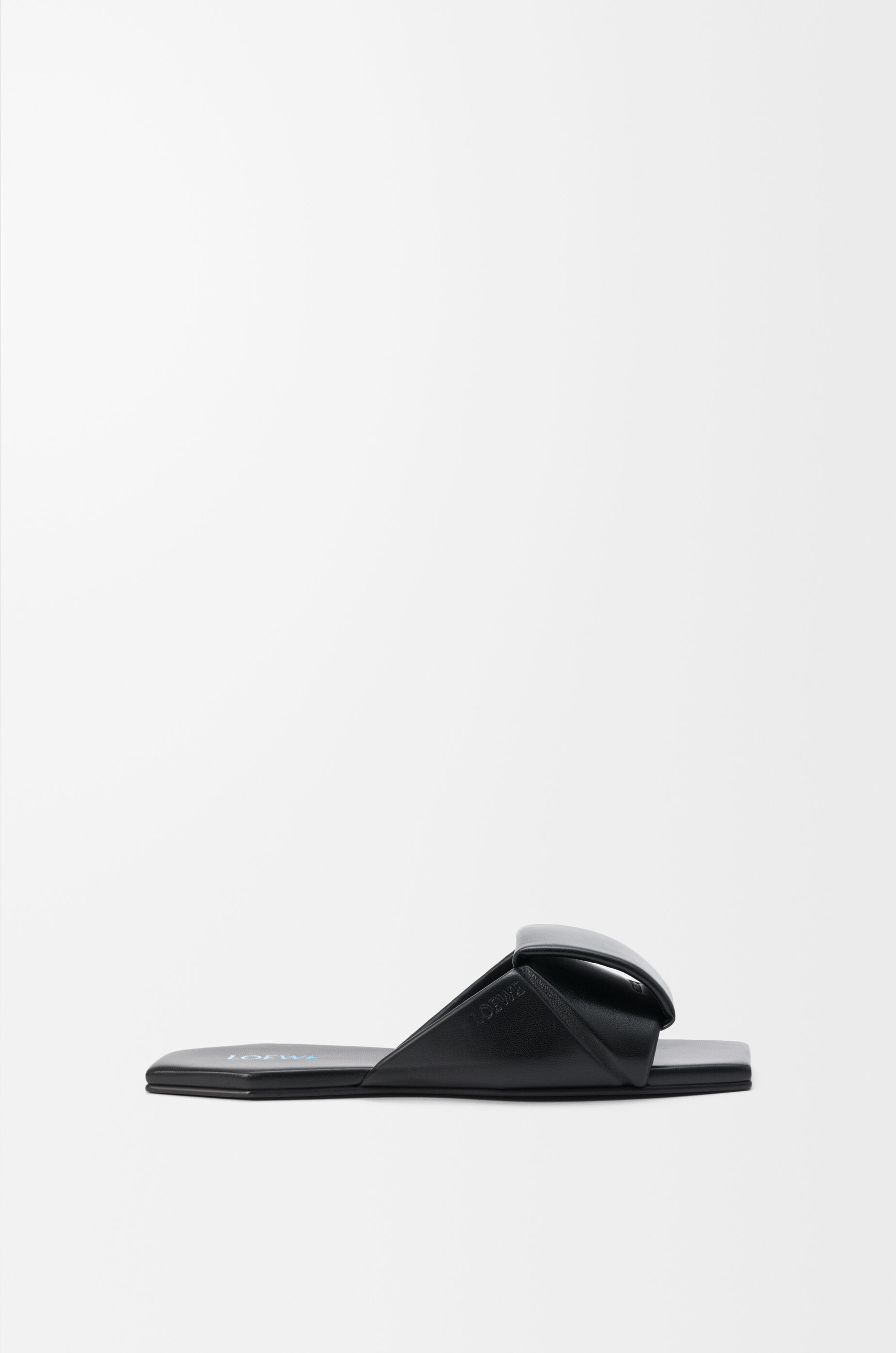 LOEWE Origami slide in lambskin Black