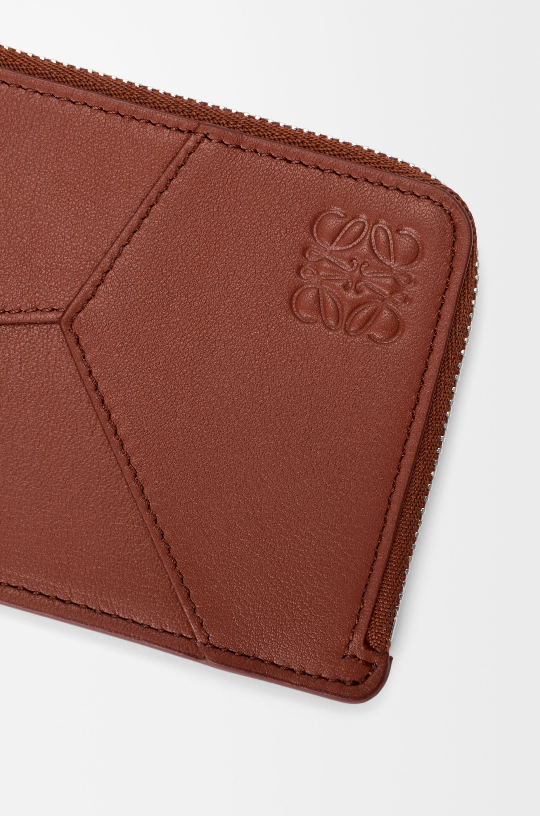 LOEWE Puzzle long coin cardholder in classic calfskin Tomette