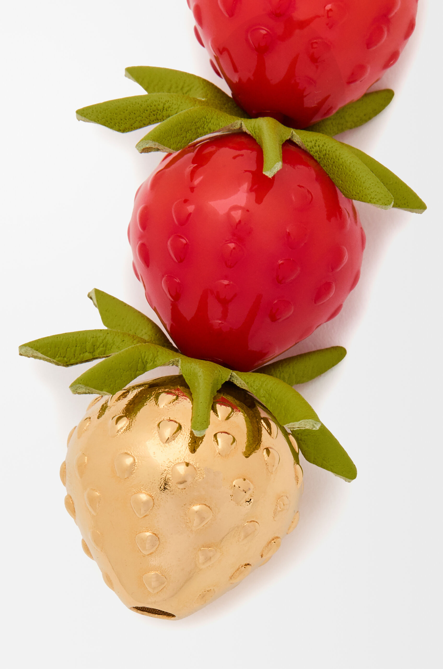 LOEWE Strawberry charm  Red/Gold