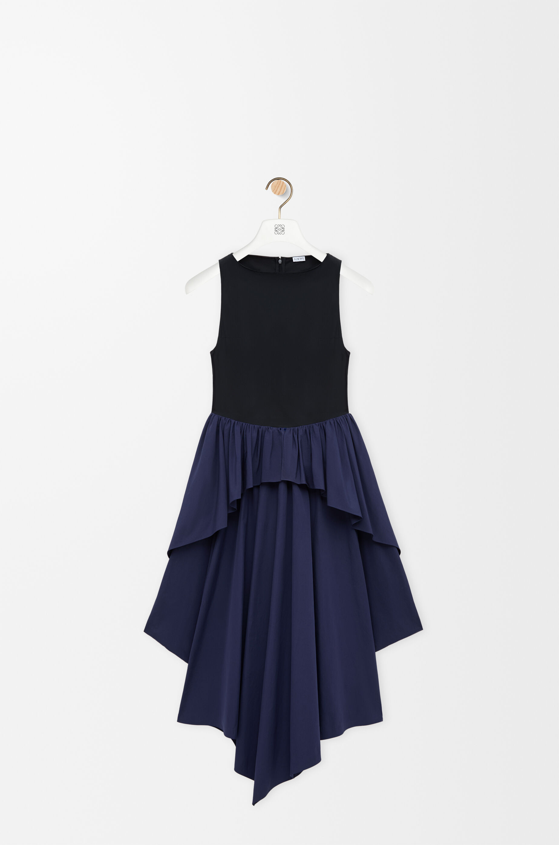 LOEWE Dress in cotton Black/Navy