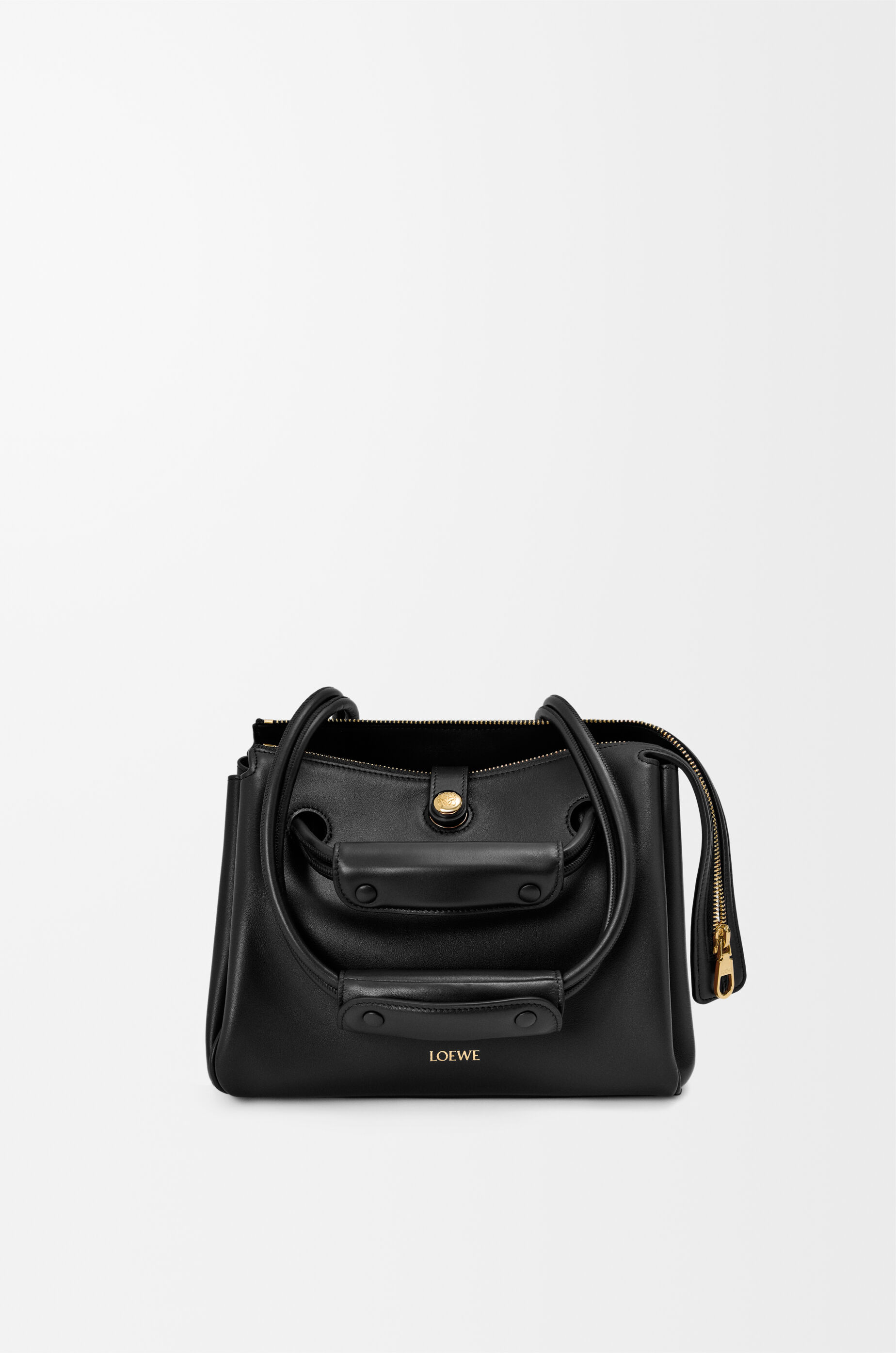 LOEWE Small Madrid bag in supple calfskin Black