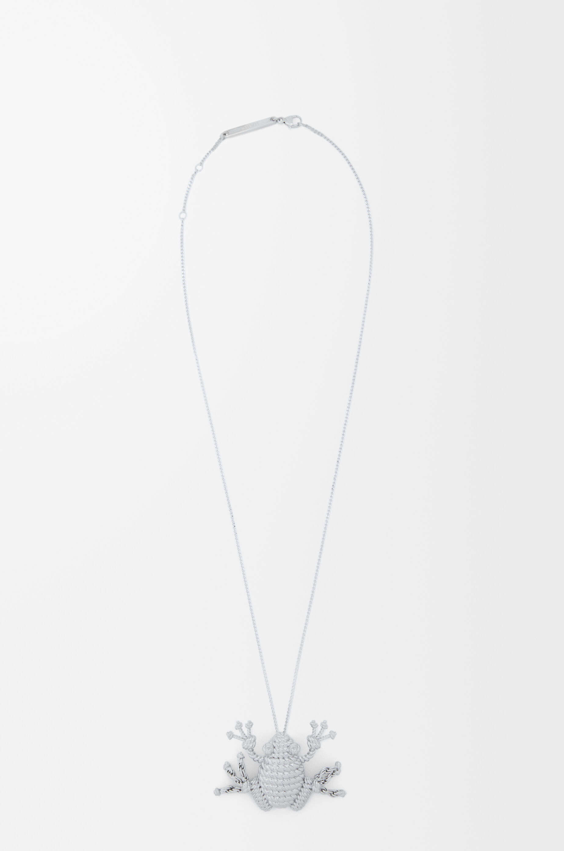 LOEWE Frog necklace Silver