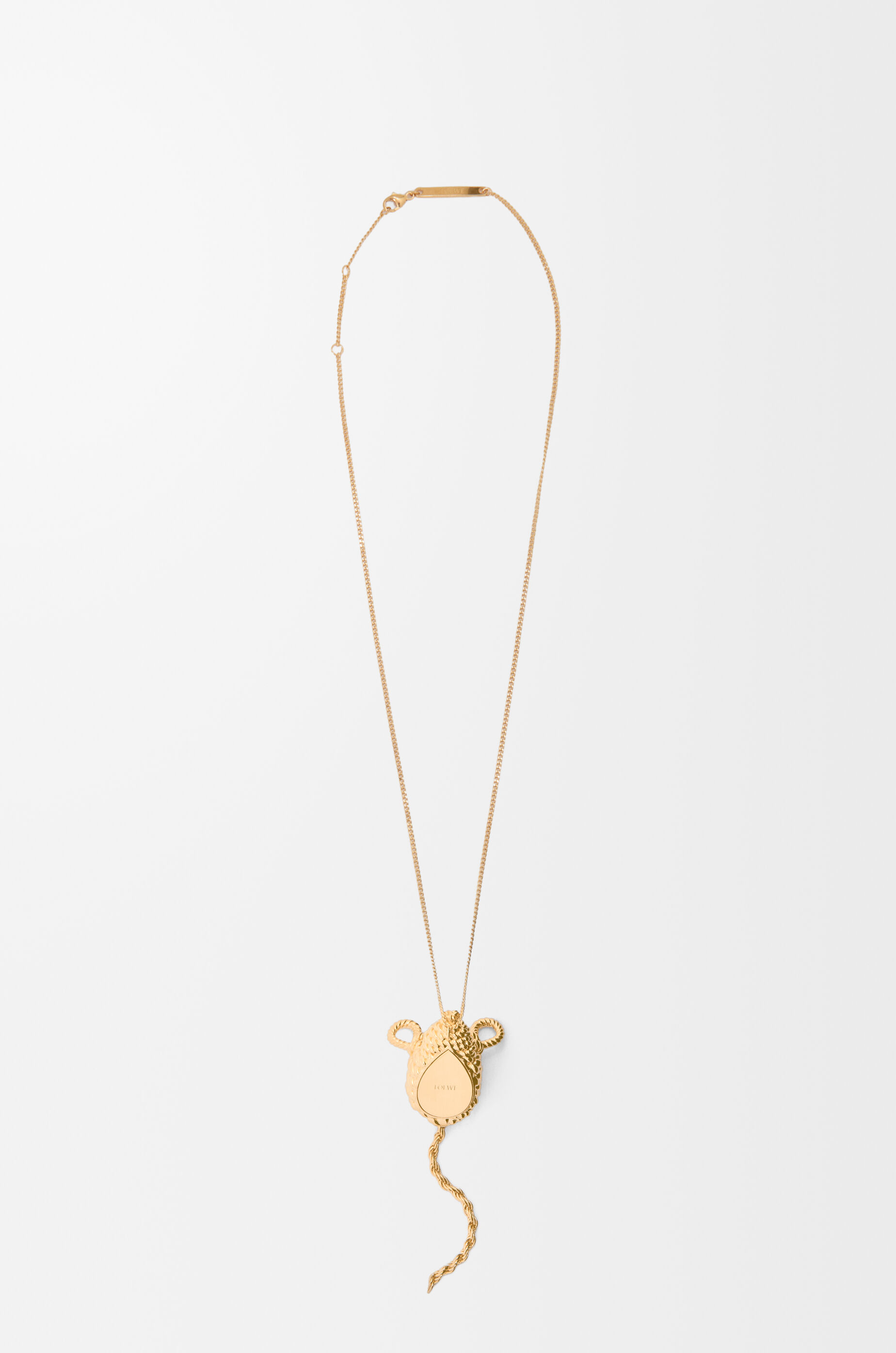 LOEWE Mouse necklace Gold