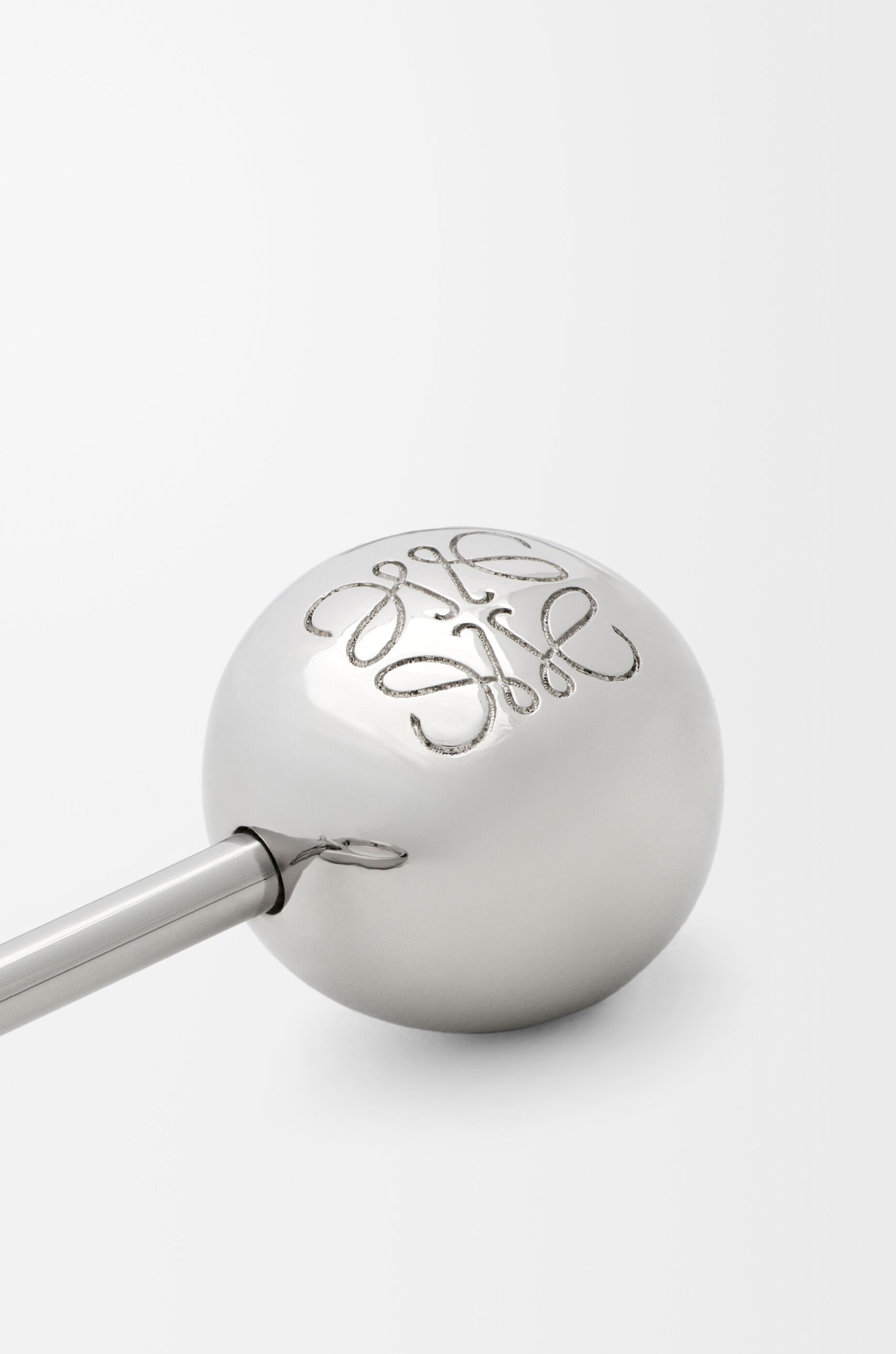 LOEWE Pebble personalisation bar Silver