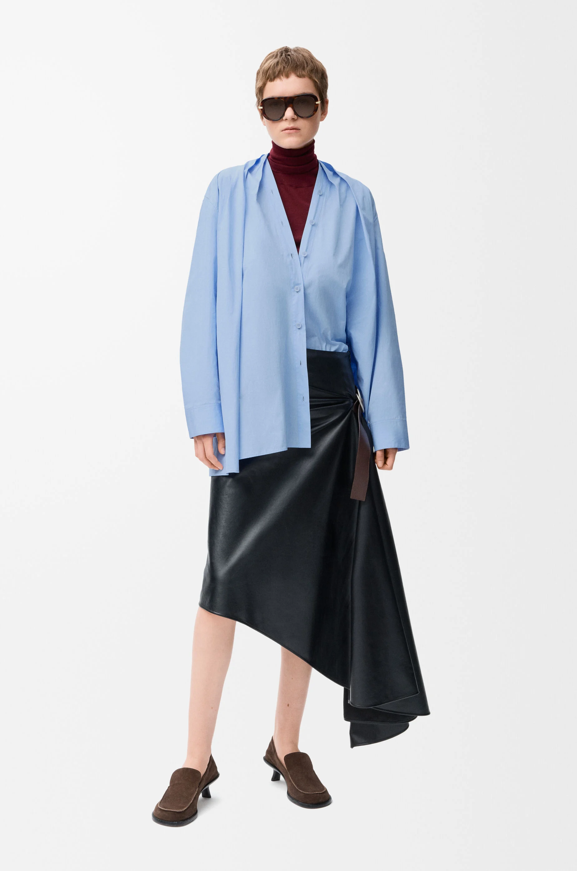 LOEWE Sweater in wool Burgundy/Orange