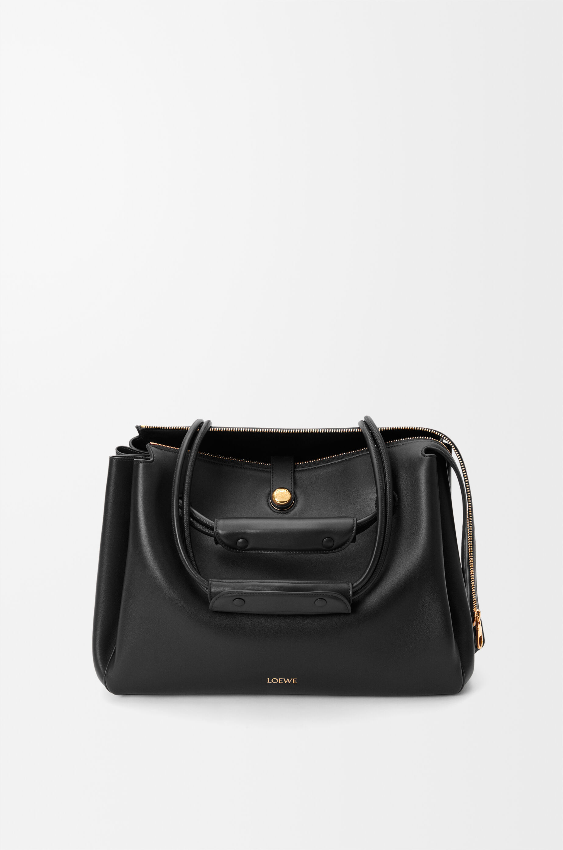 LOEWE Large Madrid bag in supple calfskin Black