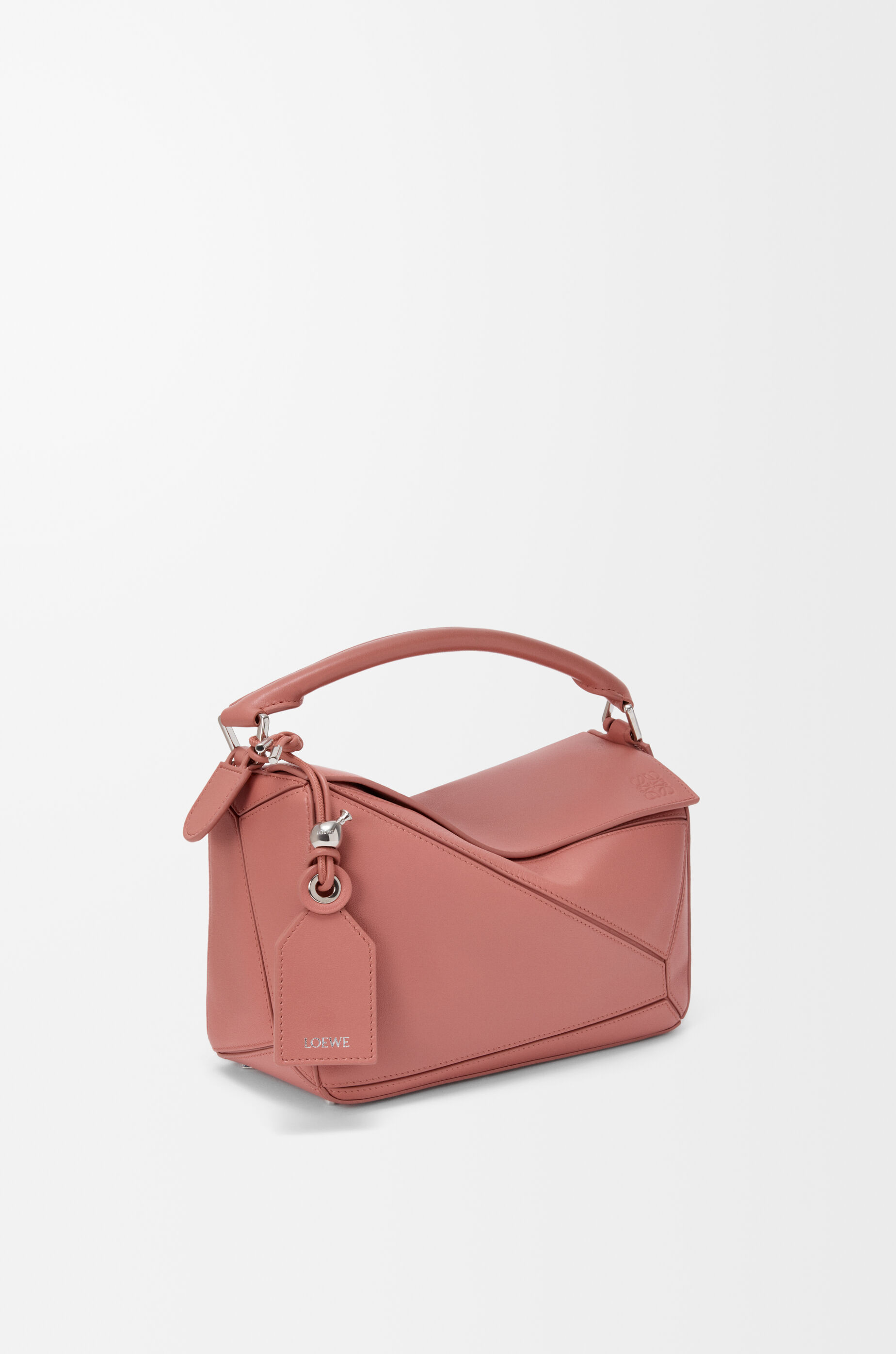 LOEWE Small Featherlight Puzzle bag in nappa lambskin Blush