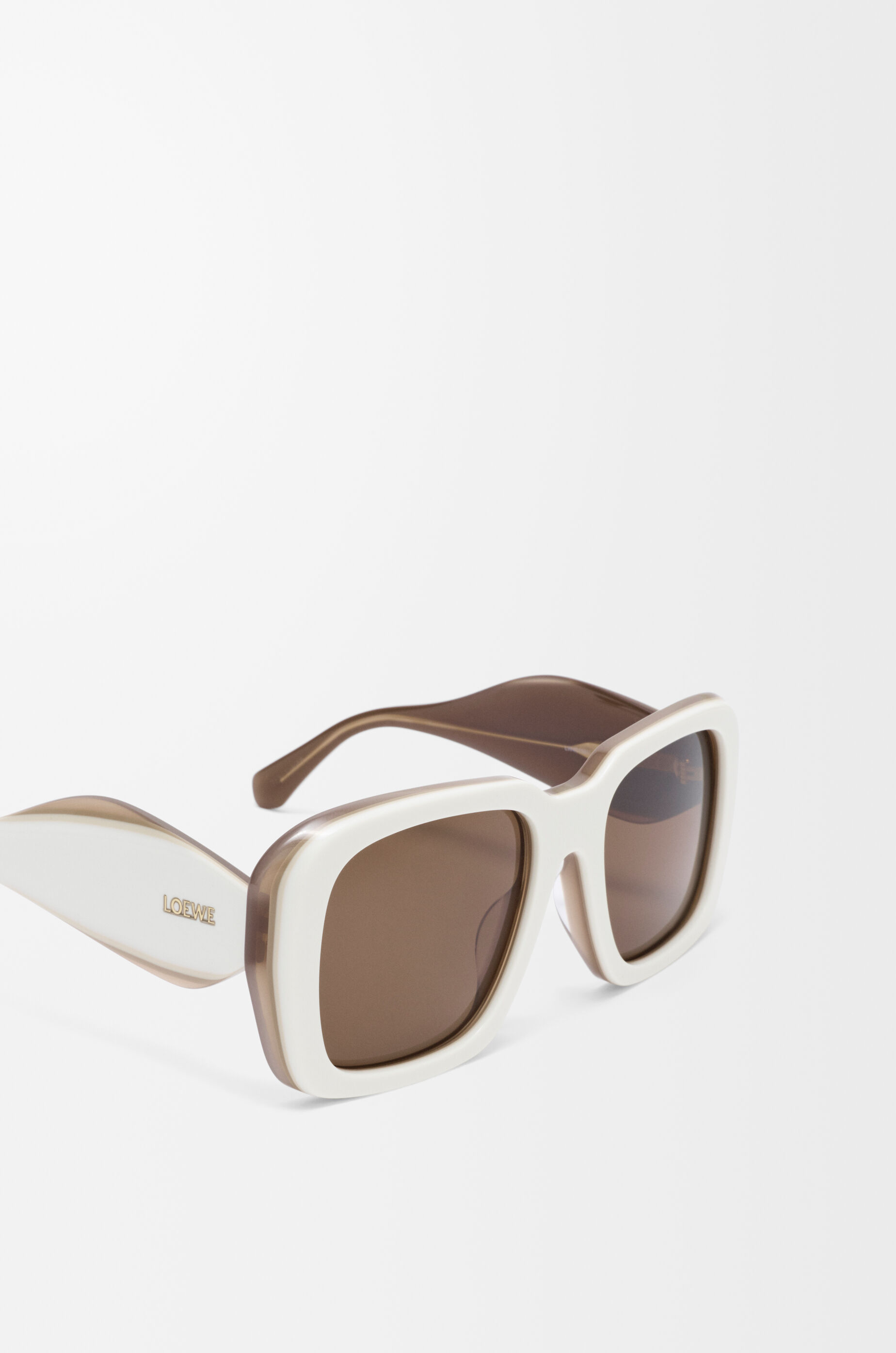 LOEWE Sierra Square sunglasses White