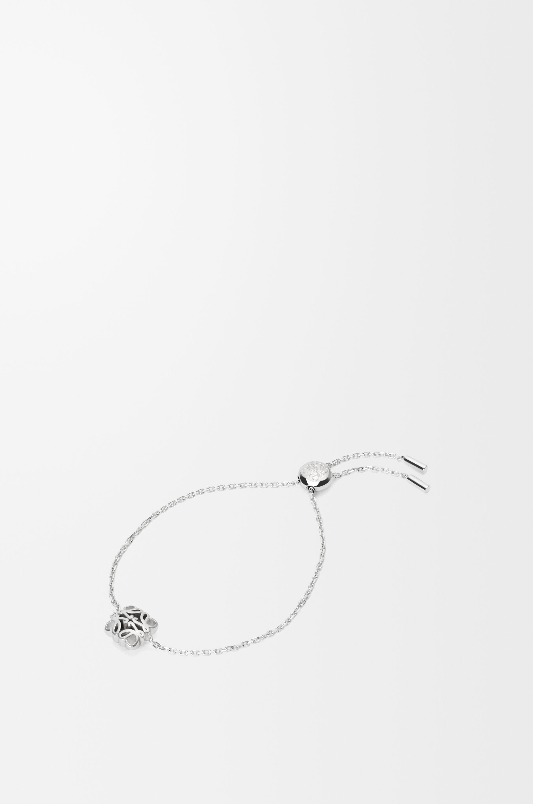 LOEWE Anagram Bombé bracelet in sterling silver Silver