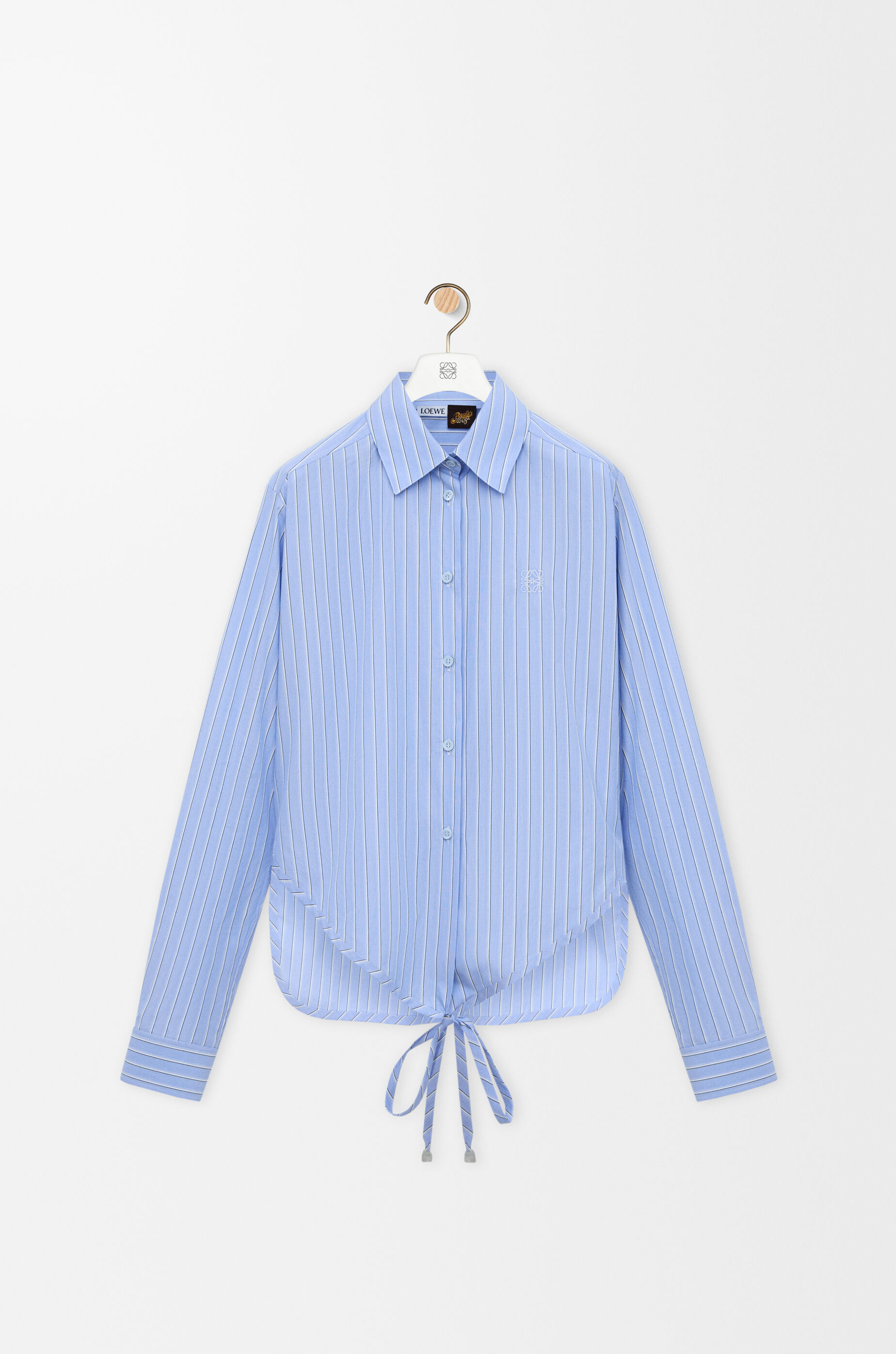 LOEWE Shirt in cotton Blue/Multicolor