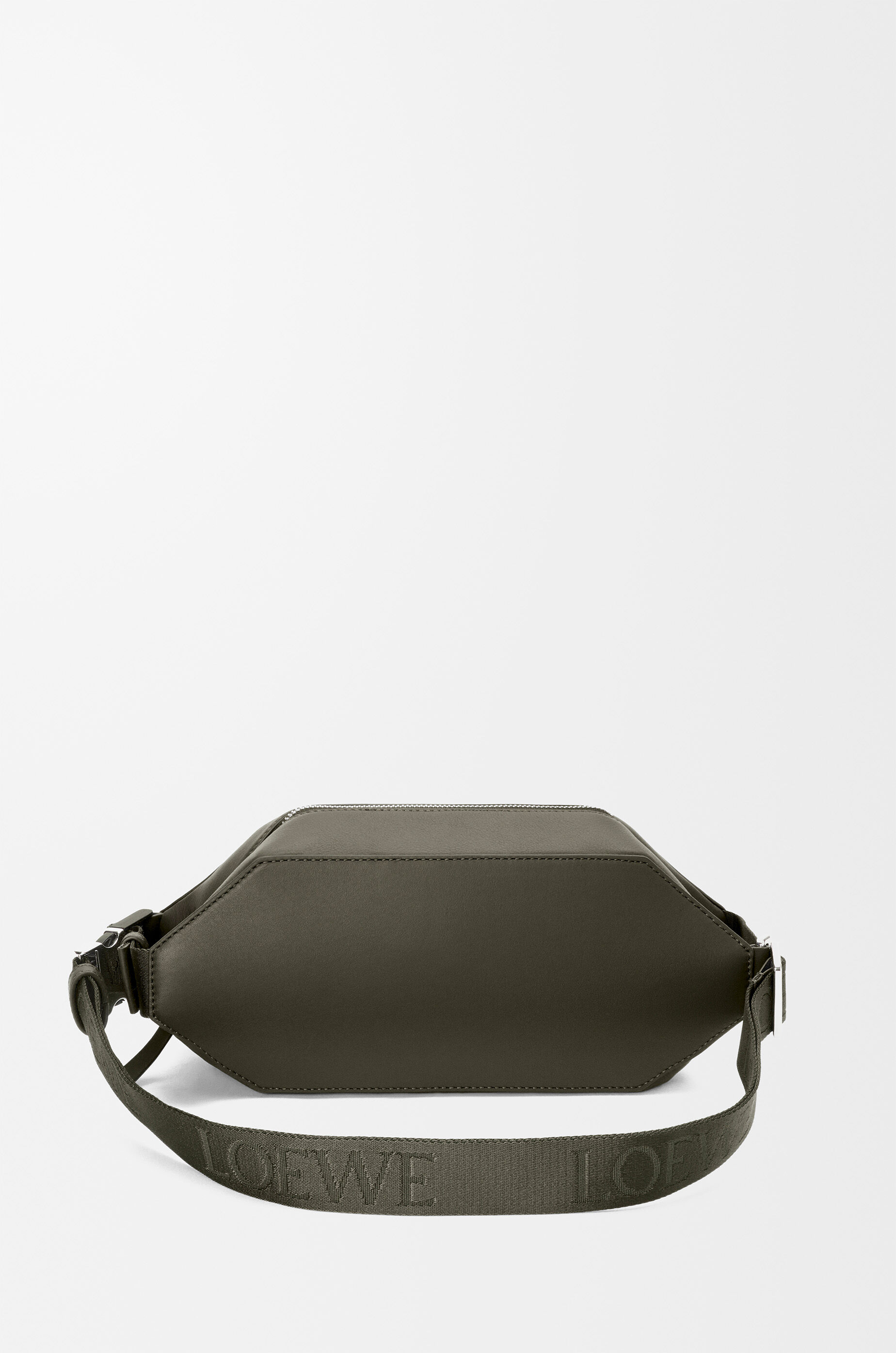 LOEWE Convertible sling in classic calfskin Dark Khaki