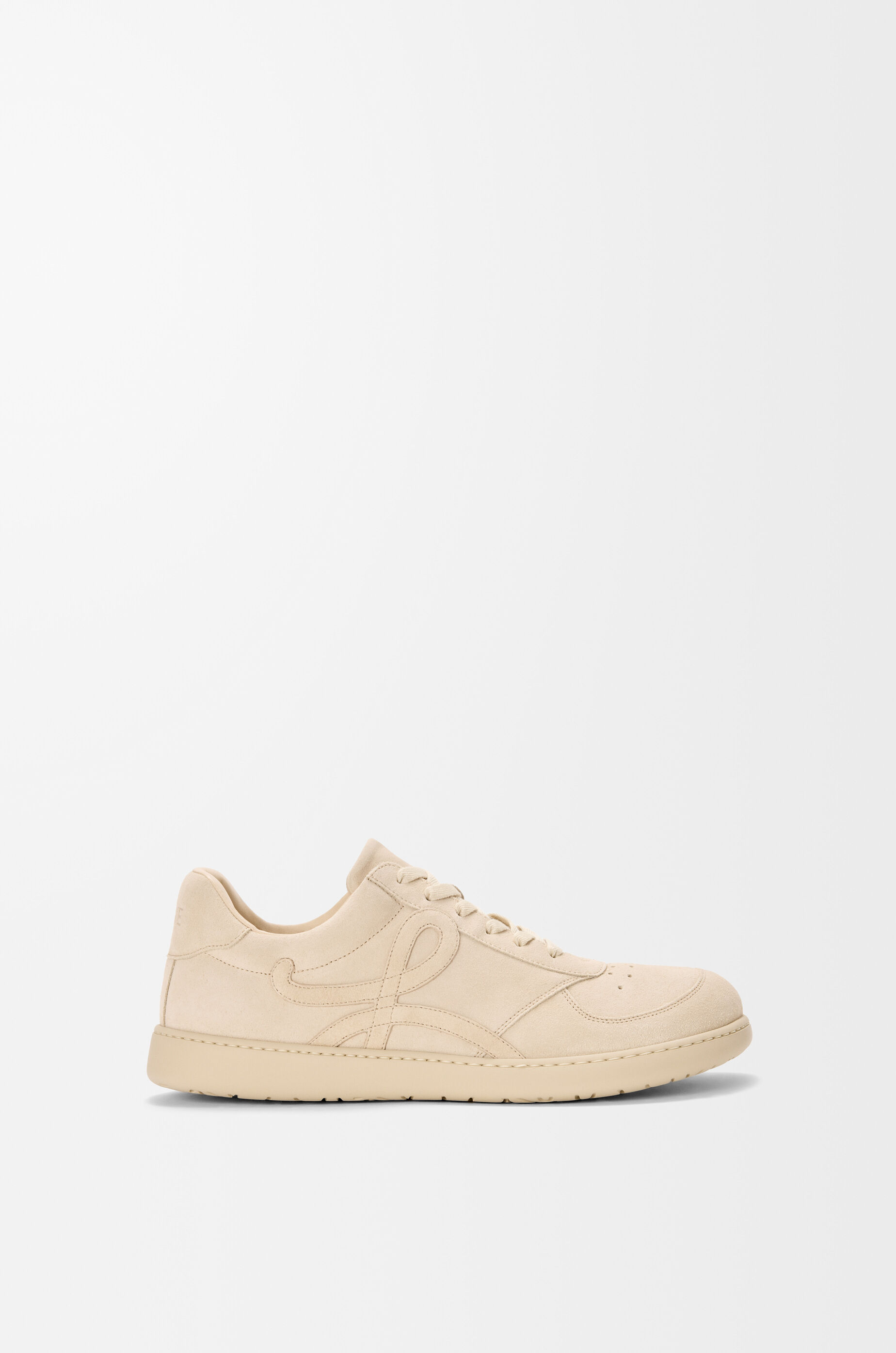 LOEWE Jambo sneaker in suede calfskin  Oat Milk