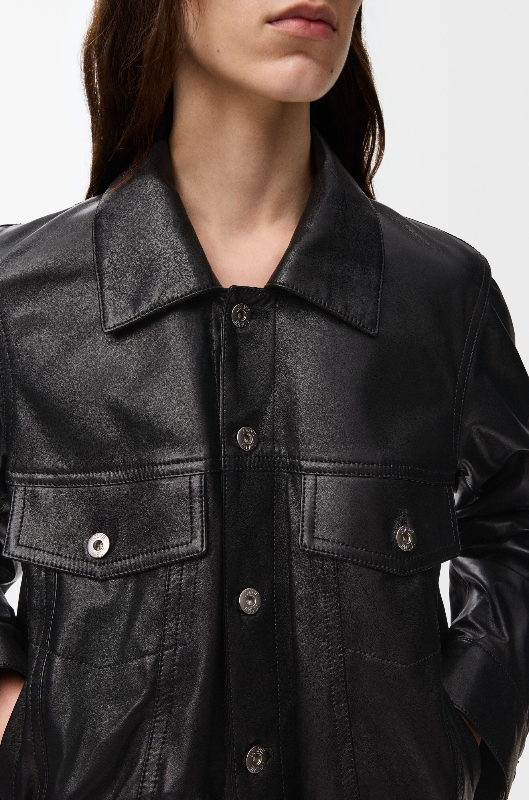 LOEWE Jacket in nappa lambskin Black