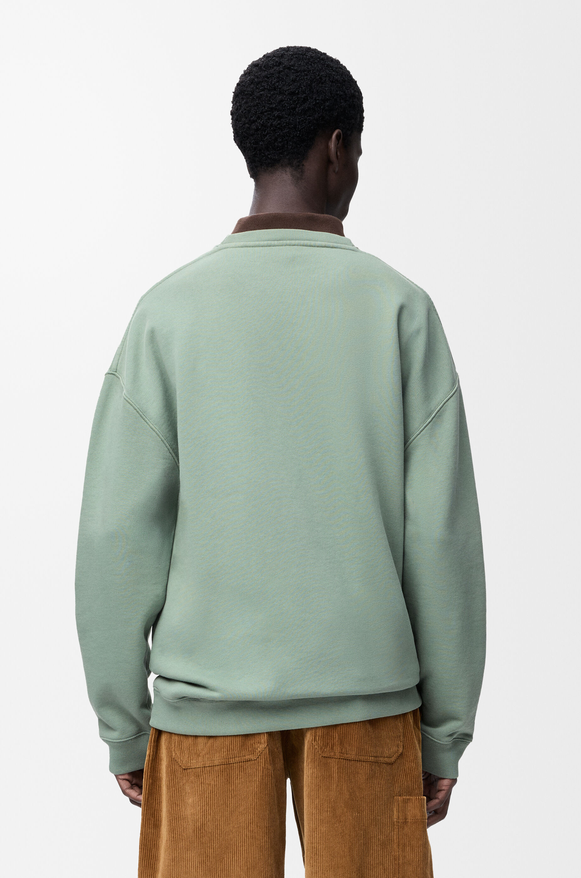 LOEWE Anagram sweatshirt in cotton Sage