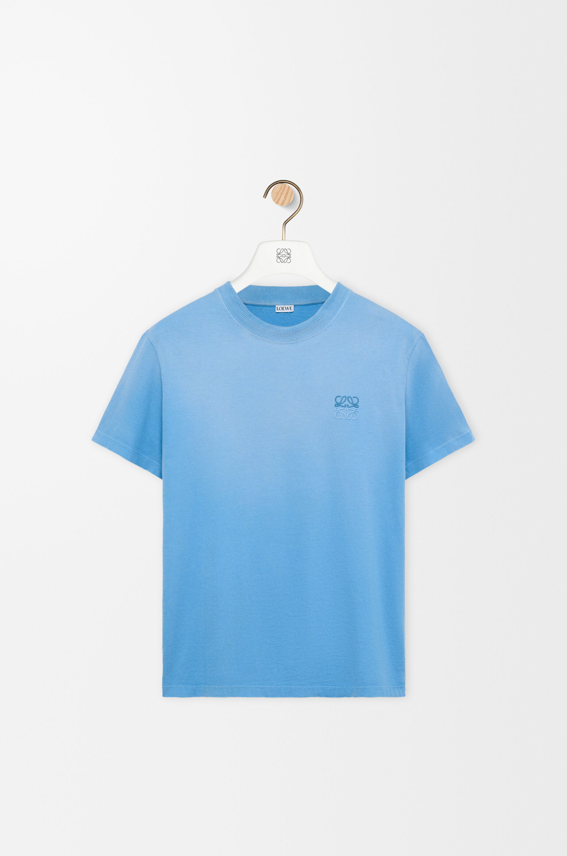 LOEWE Regular fit T-shirt in cotton Blue