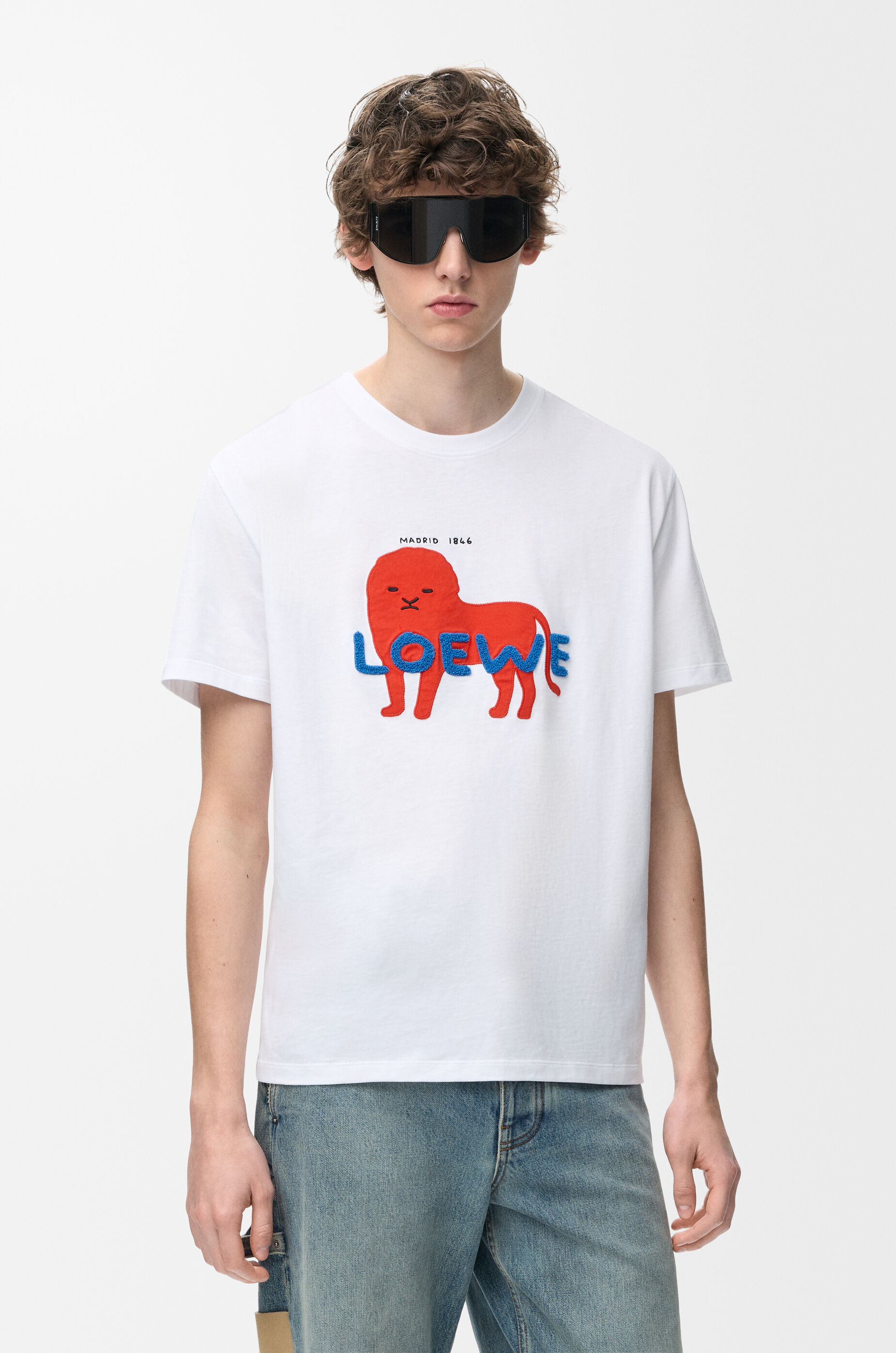 LOEWE Relaxed fit T-shirt in cotton White