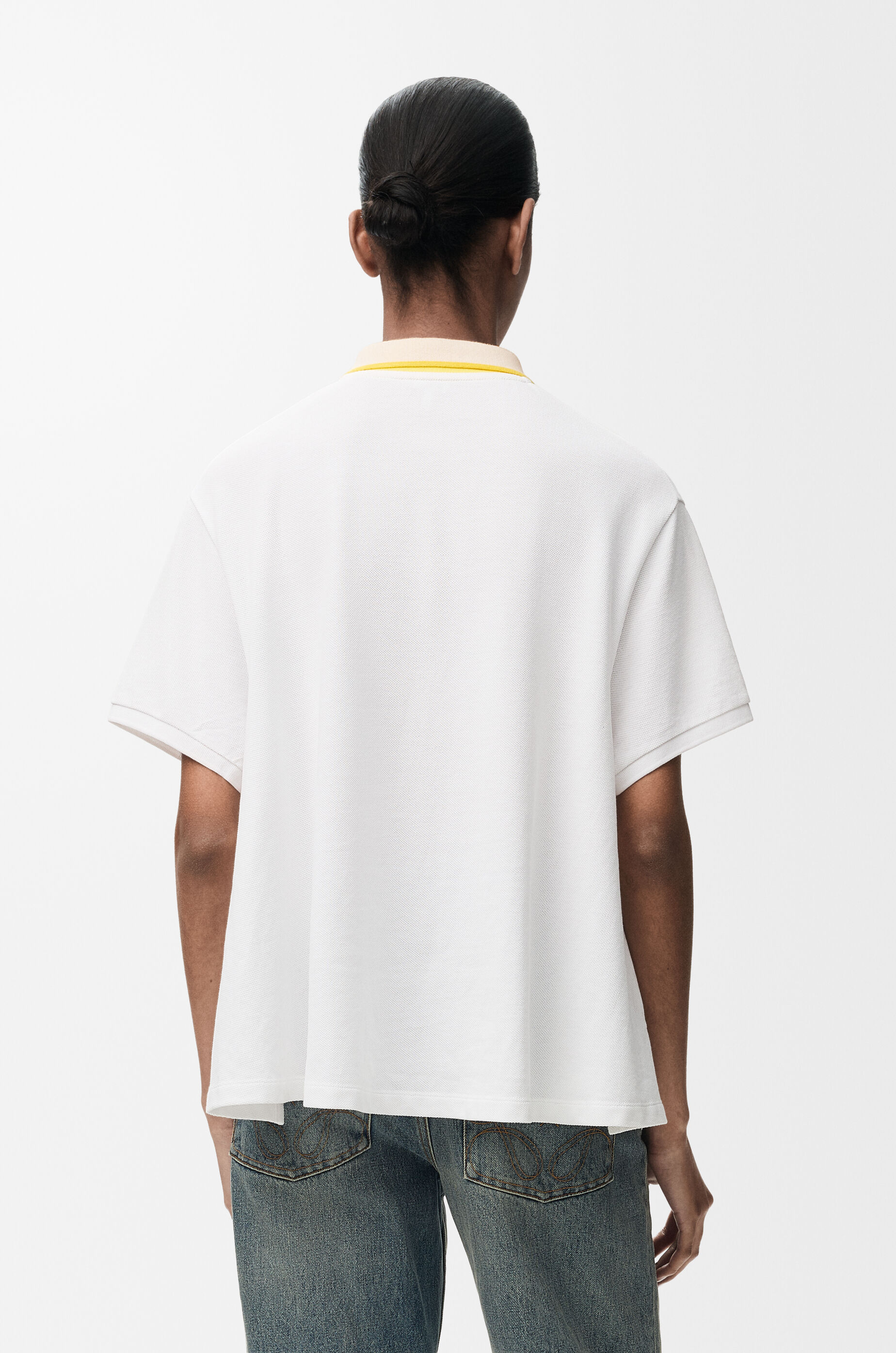 LOEWE Polo in cotton White