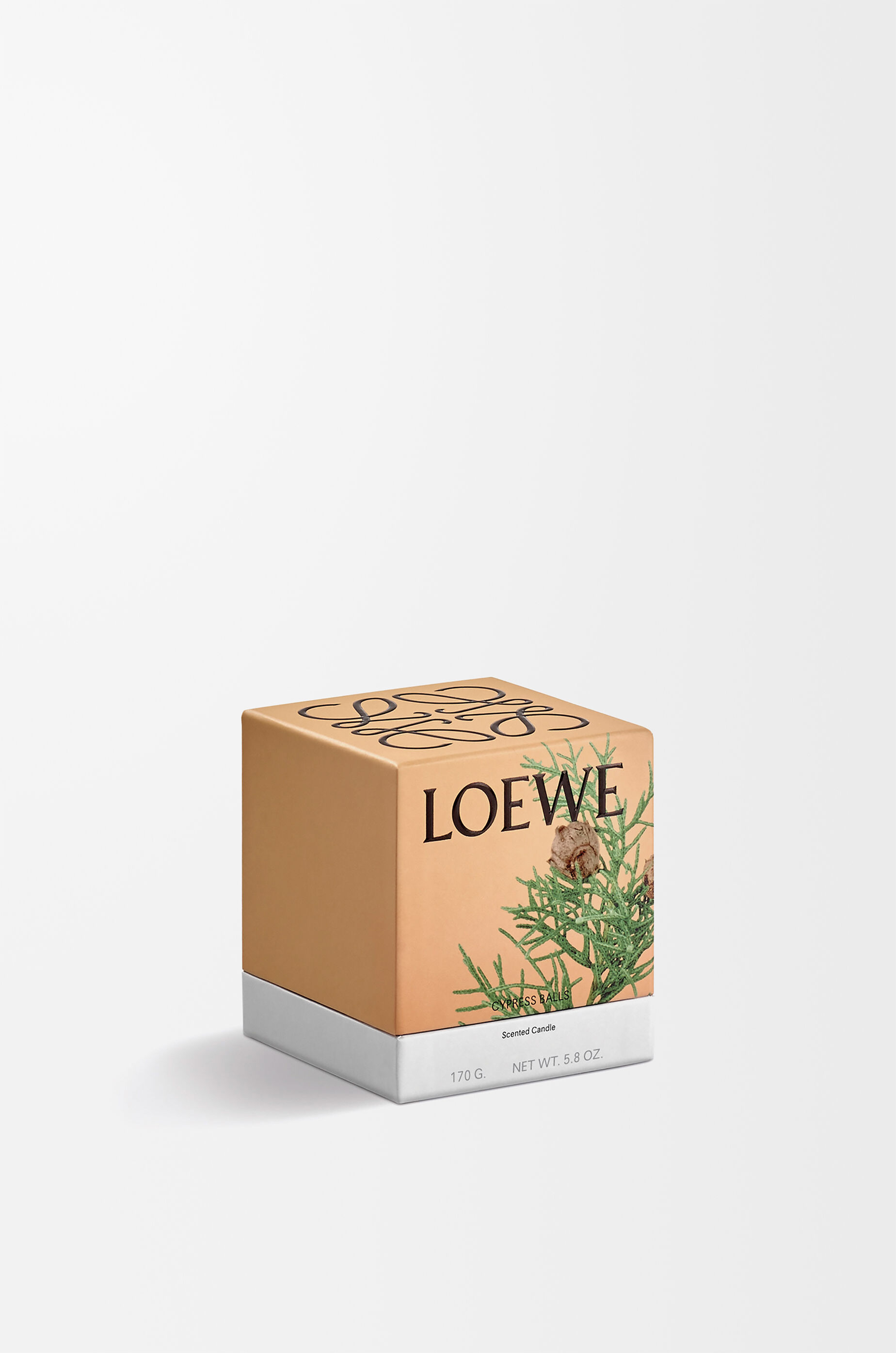 LOEWE Small Cypress Balls candle Baby Blue
