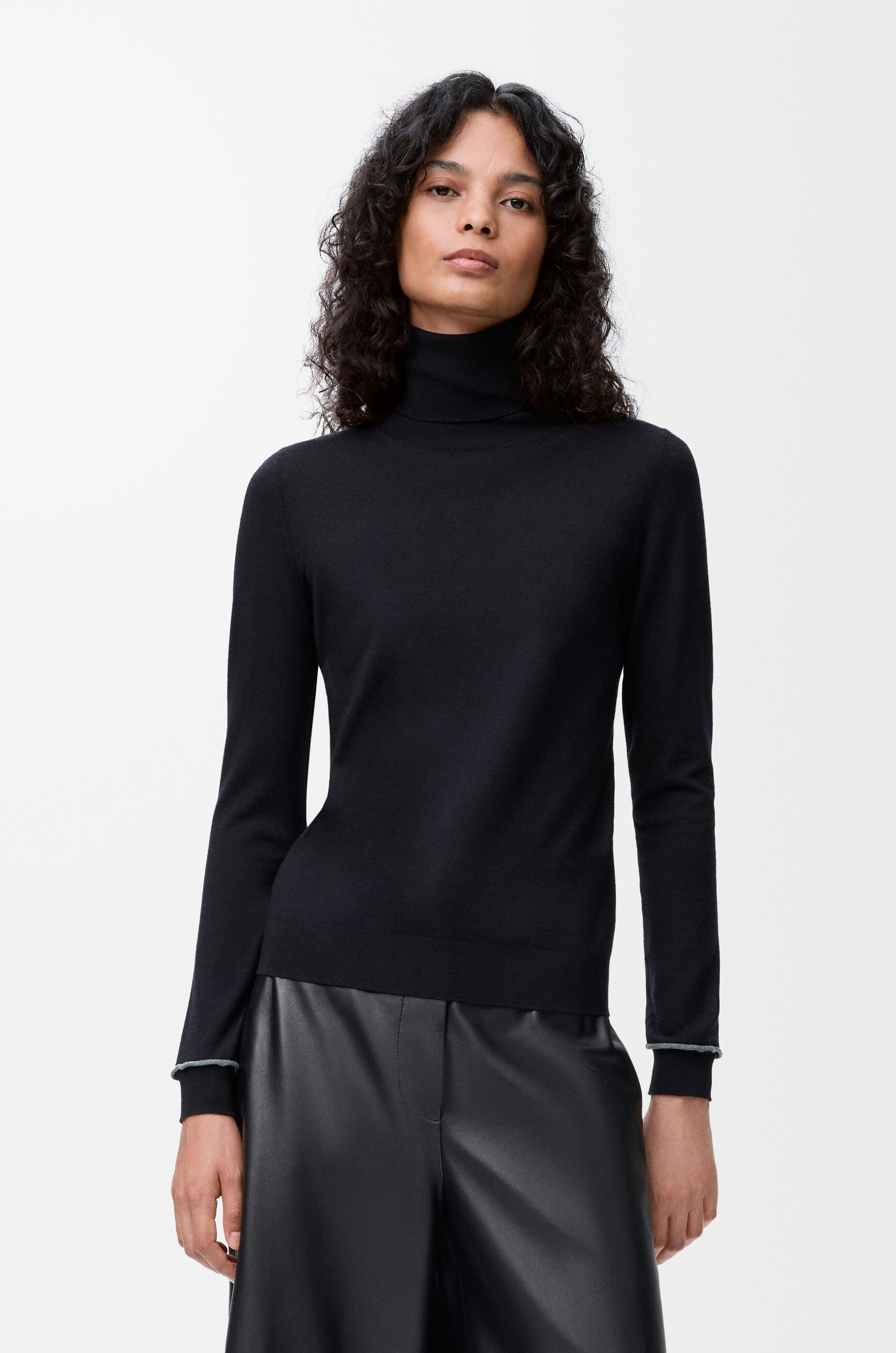 LOEWE Sweater in wool Navy/Grey