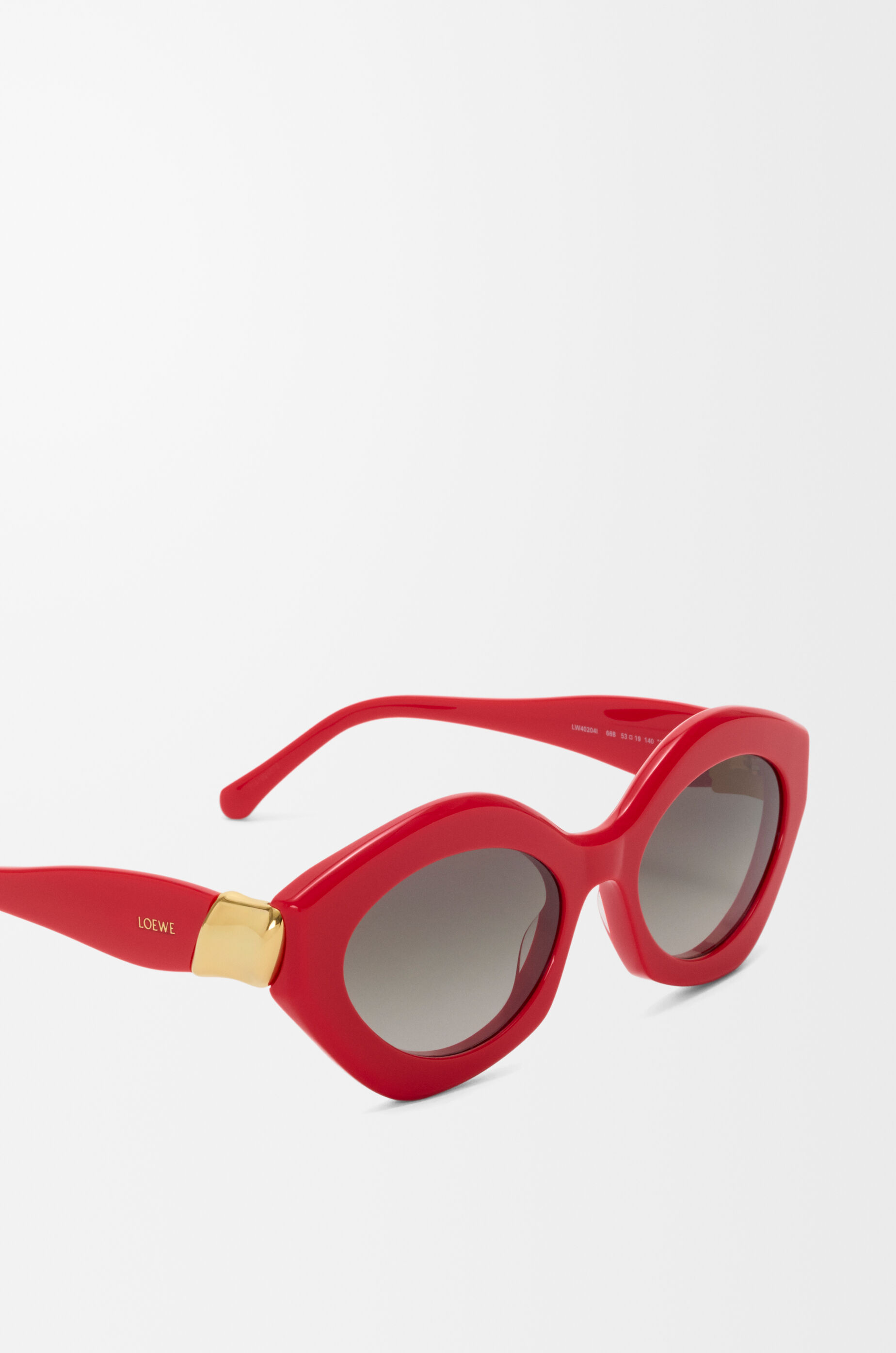 LOEWE Coil Cateye sunglasses Ruby