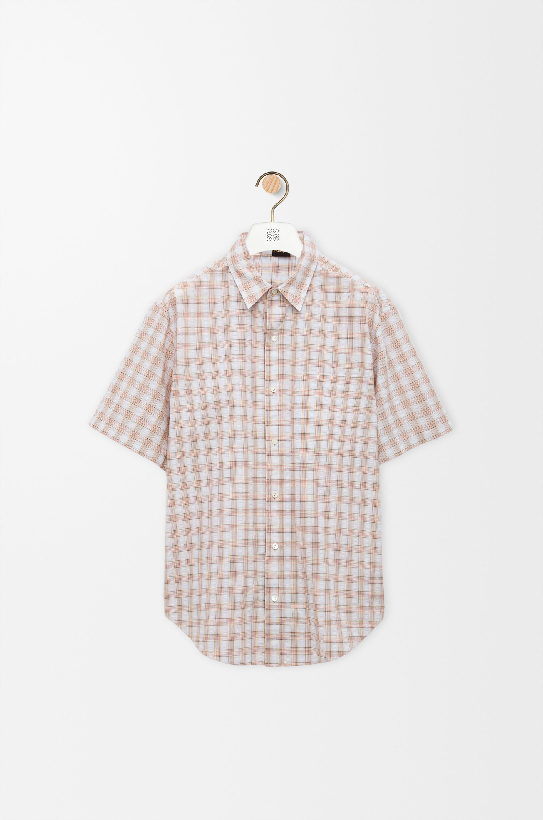 LOEWE Short sleeve shirt in cotton Multicolor