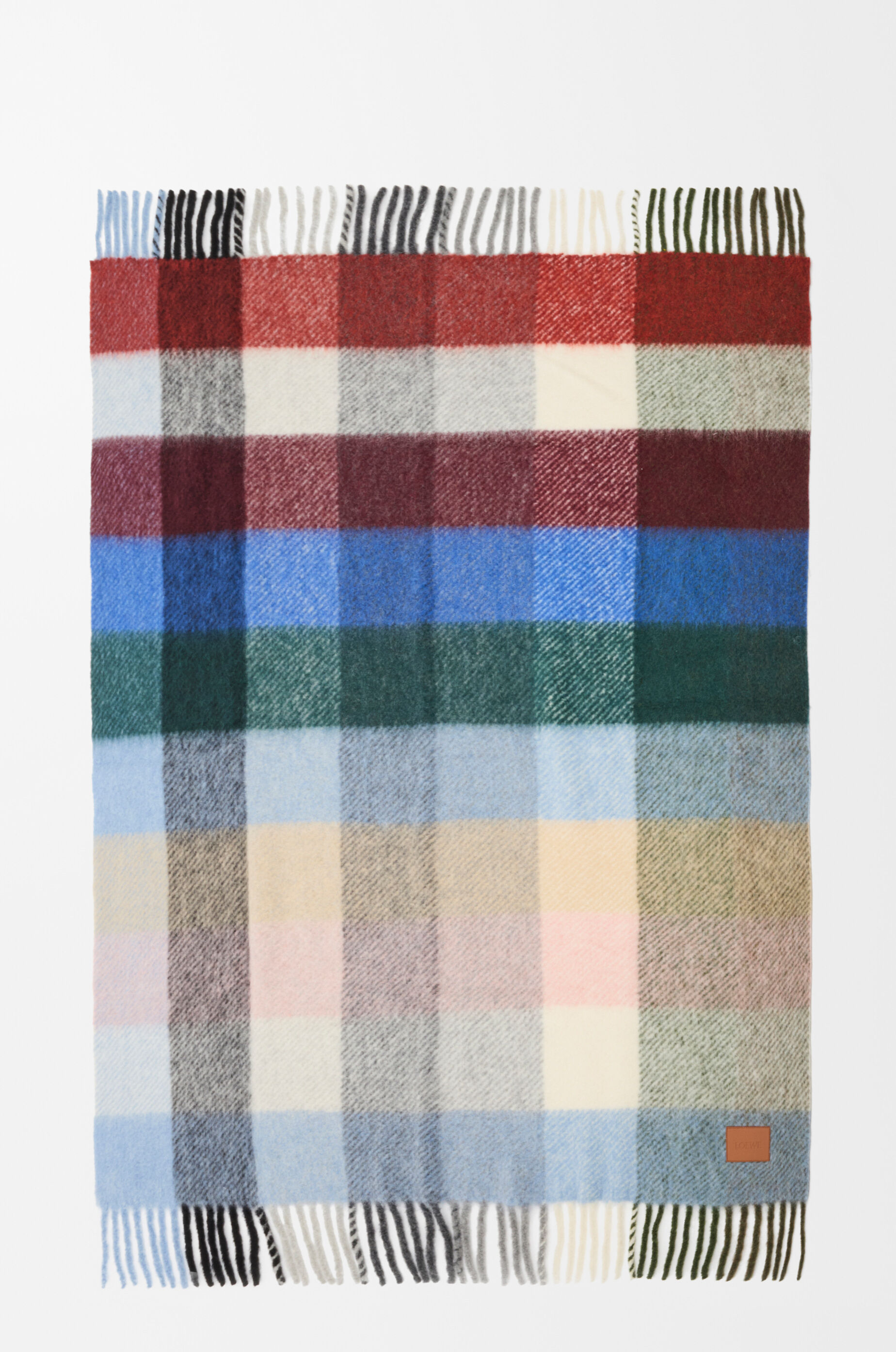 LOEWE Blanket in alpaca and wool blend Multicolor