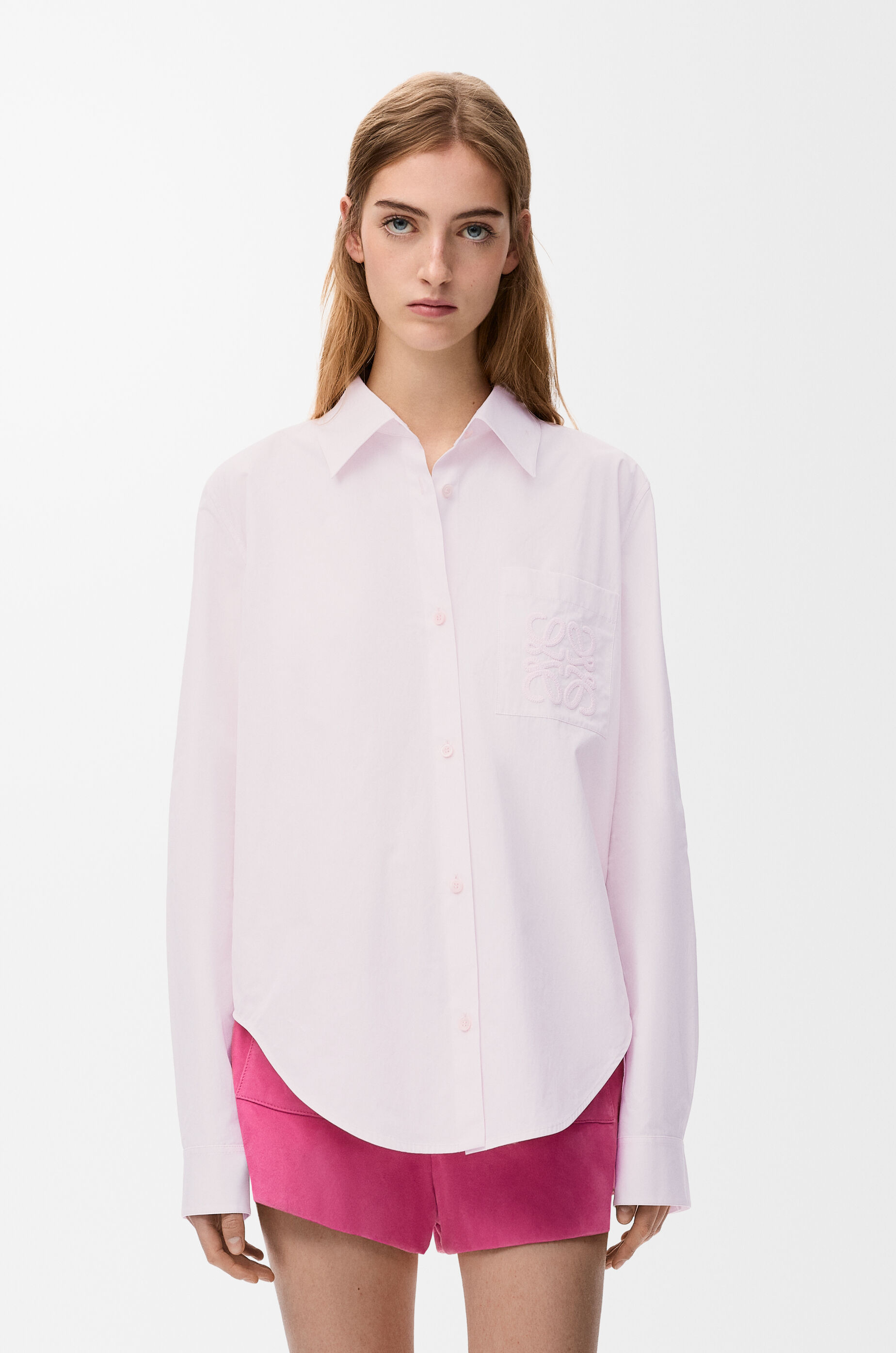 LOEWE Shirt in cotton Light Pink