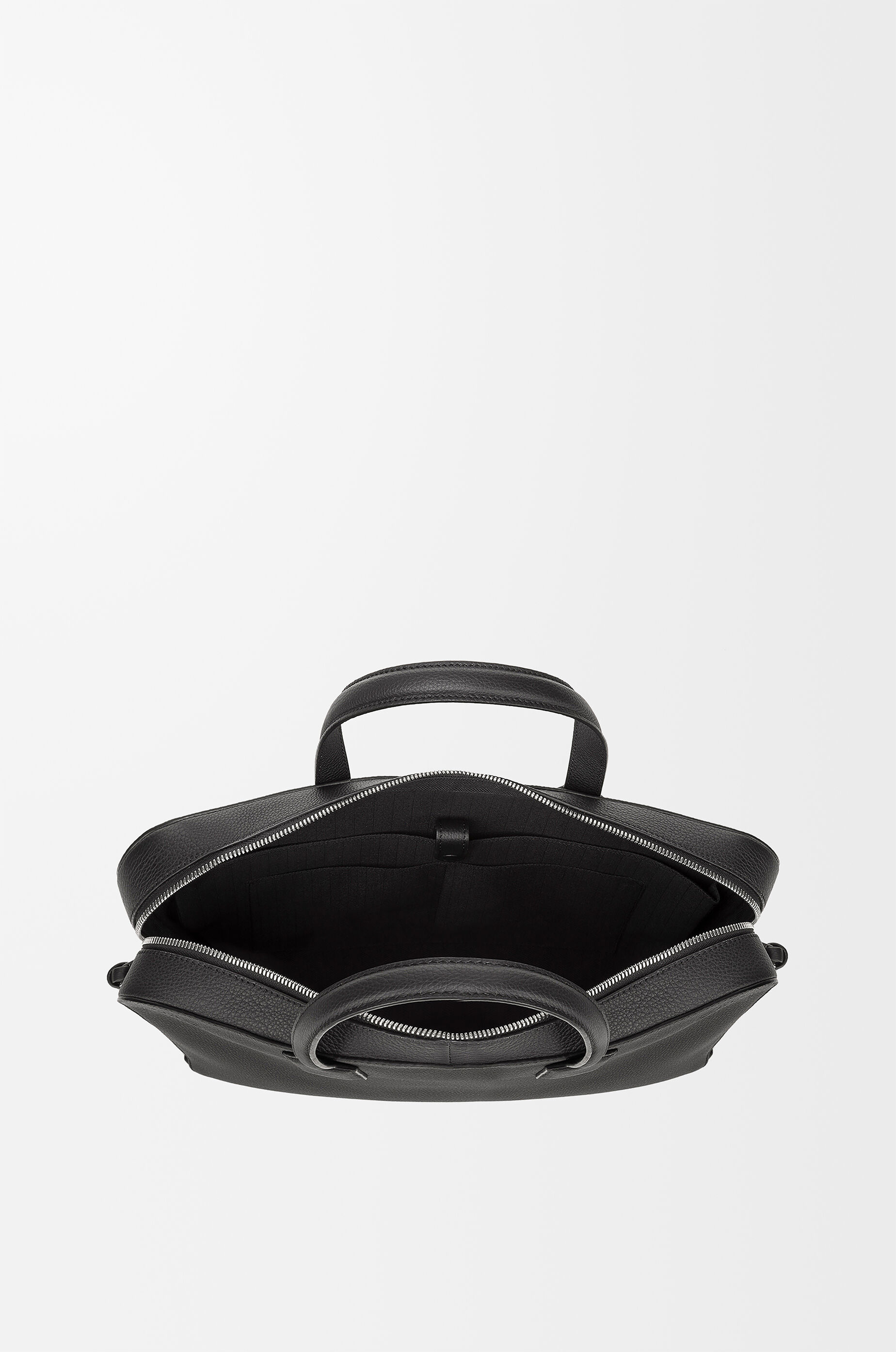 LOEWE Goya thin briefcase in soft grained calfskin Black