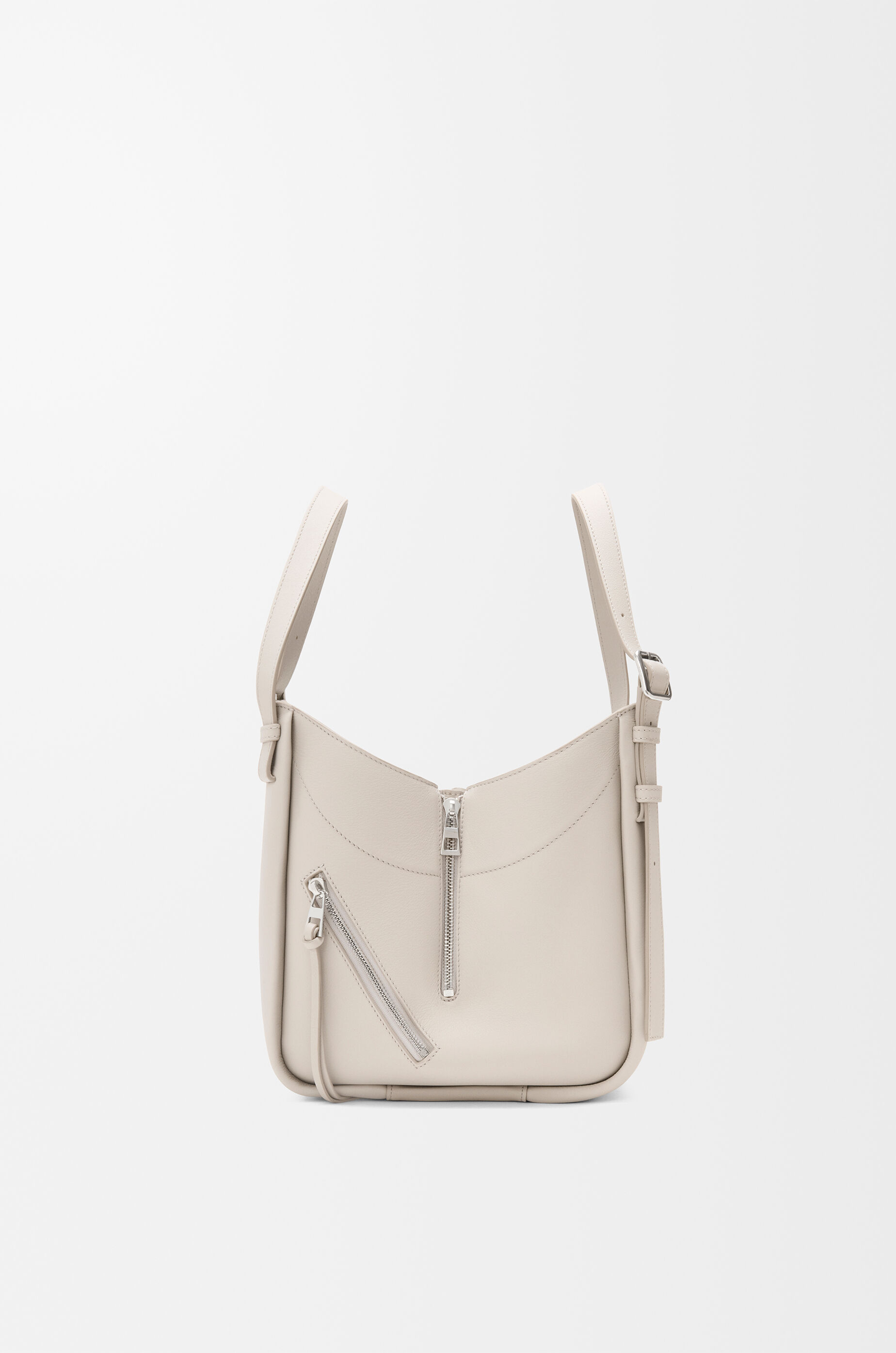 LOEWE Hammock Flip bag in classic calfskin Light Ghost