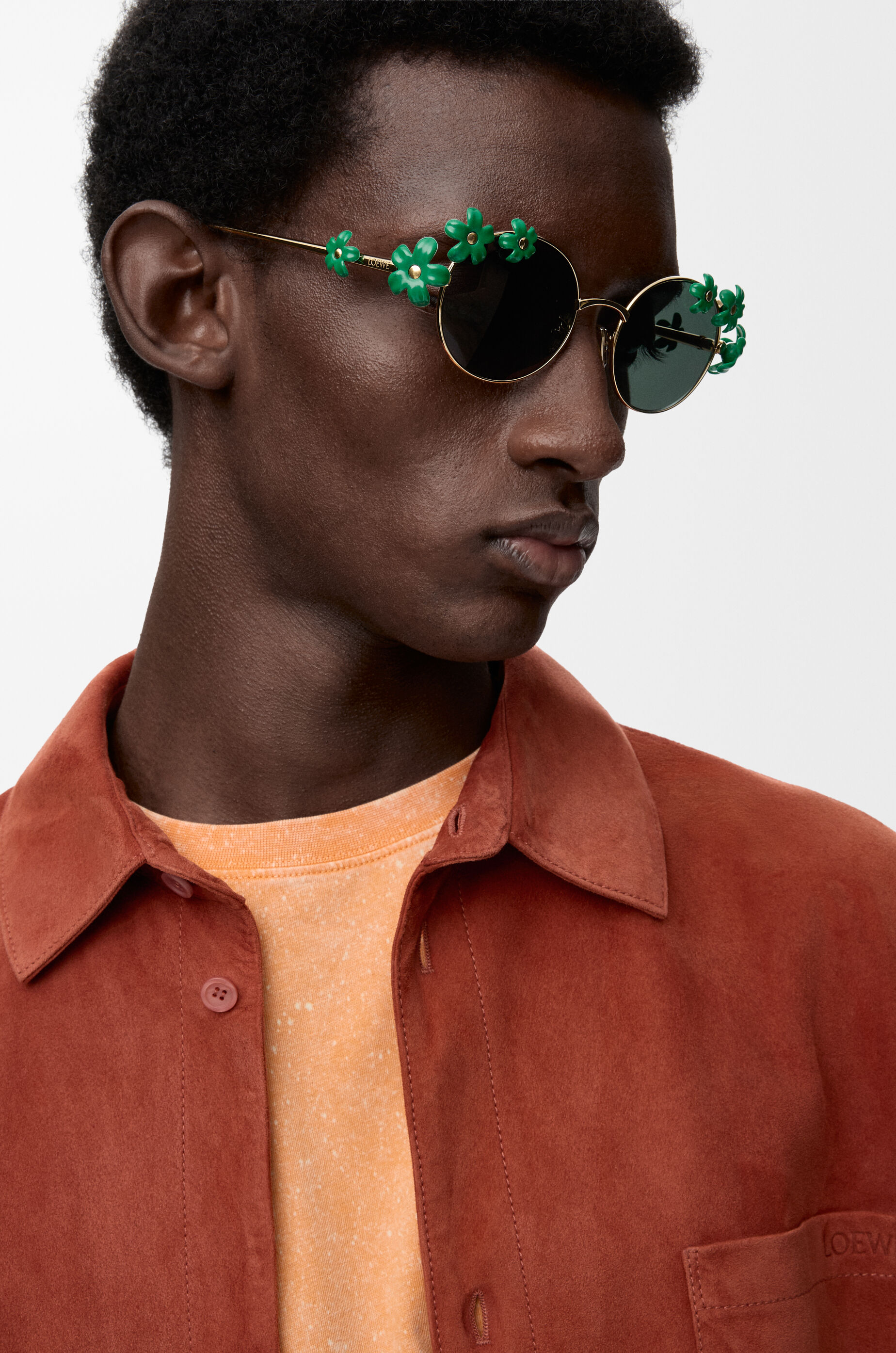 LOEWE Daisy Field sunglasses Emerald Green