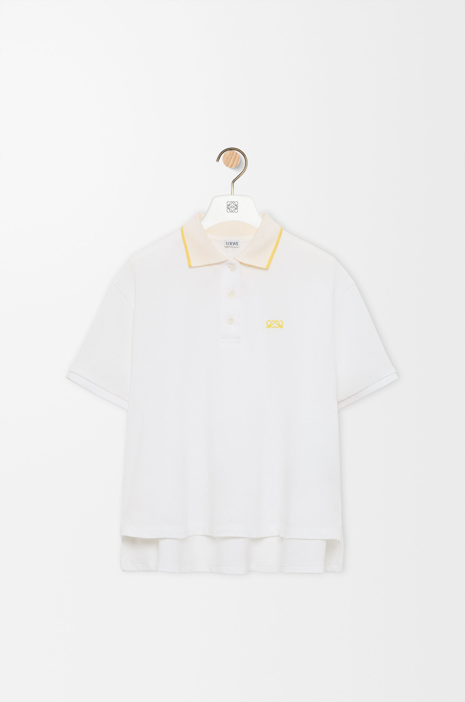 LOEWE Polo in cotton White